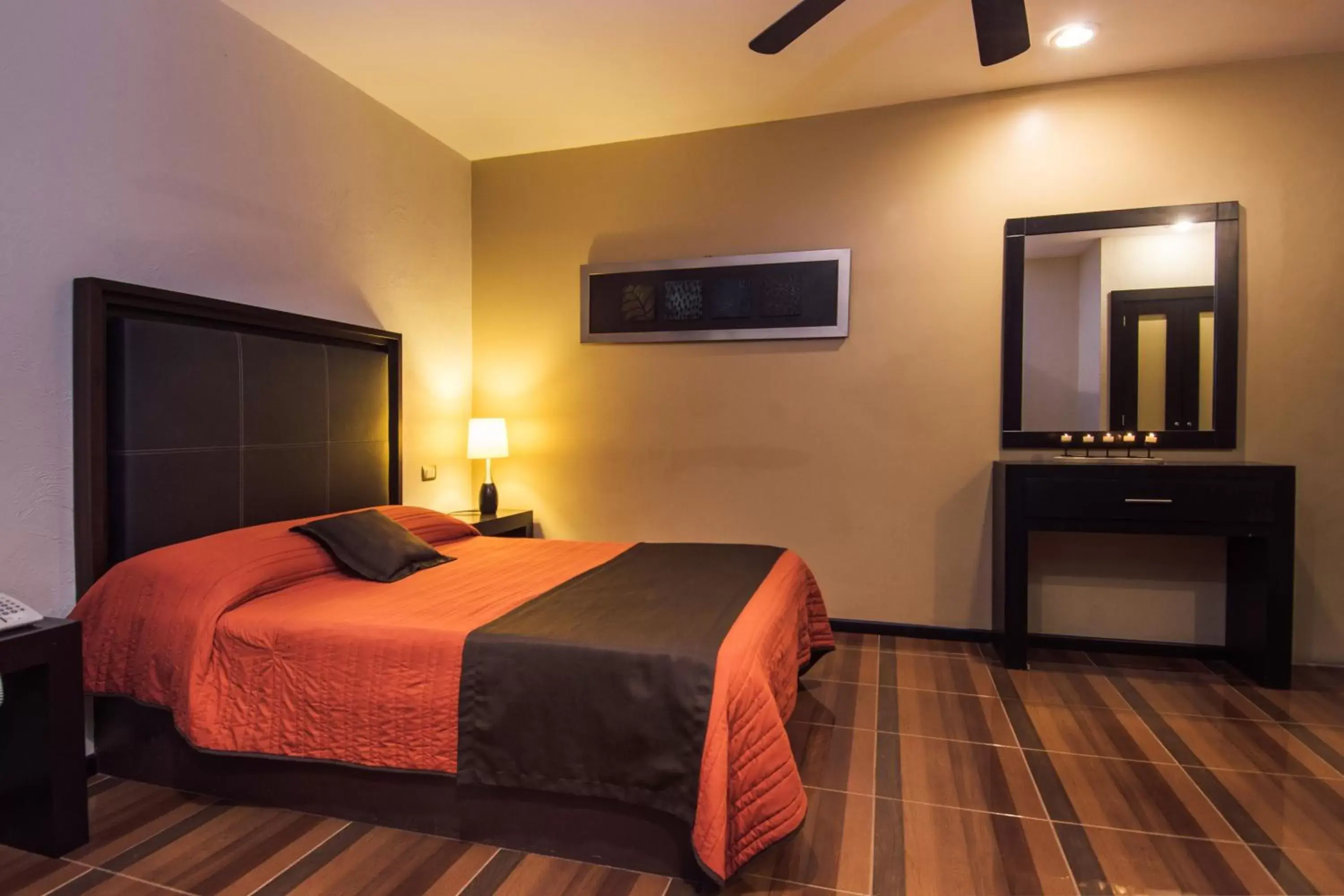 Bed in Hotel Majova Inn Xalapa