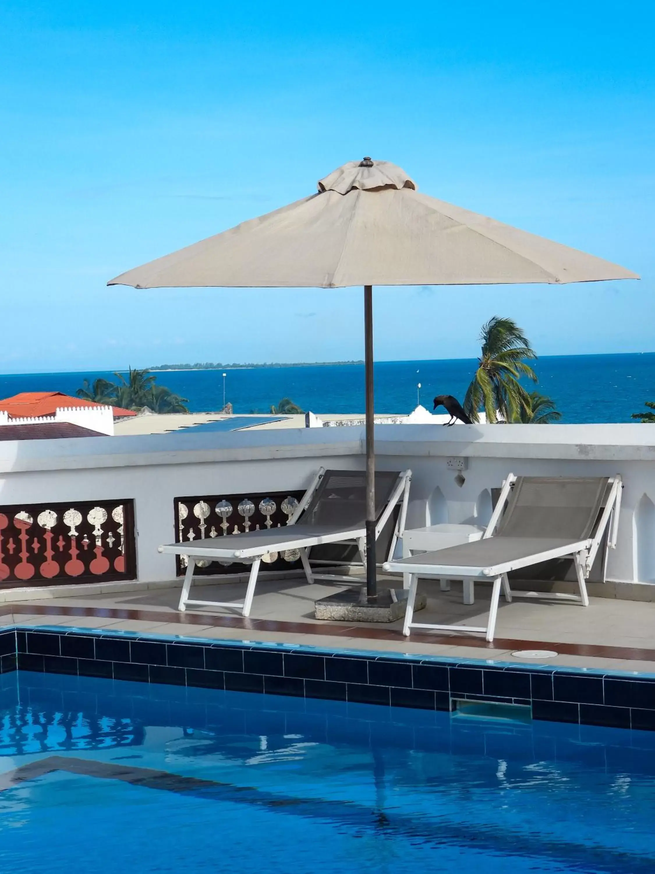 Balcony/Terrace, Swimming Pool in Maru Maru Hotel