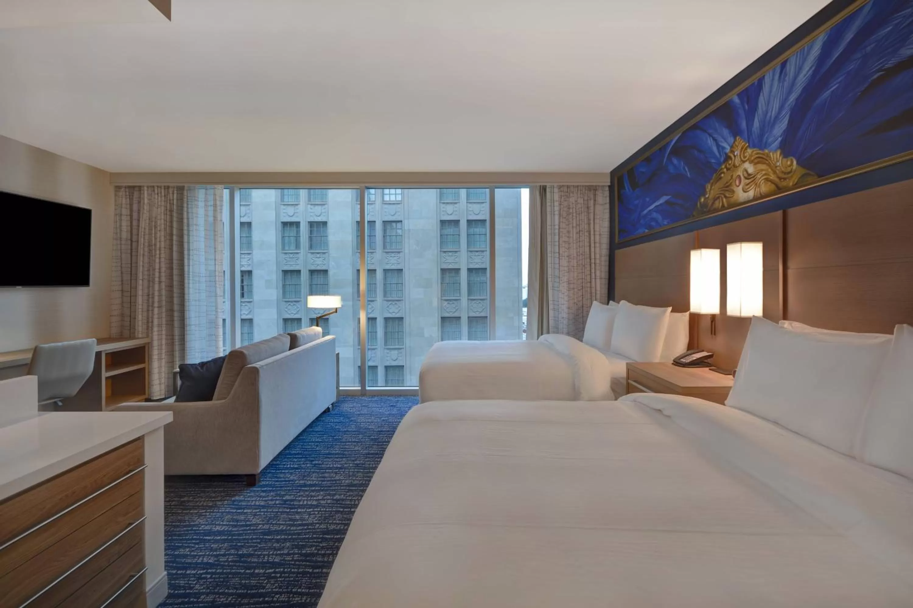 Photo of the whole room, Bed in Residence Inn by Marriott New Orleans French Quarter Area/Cen B