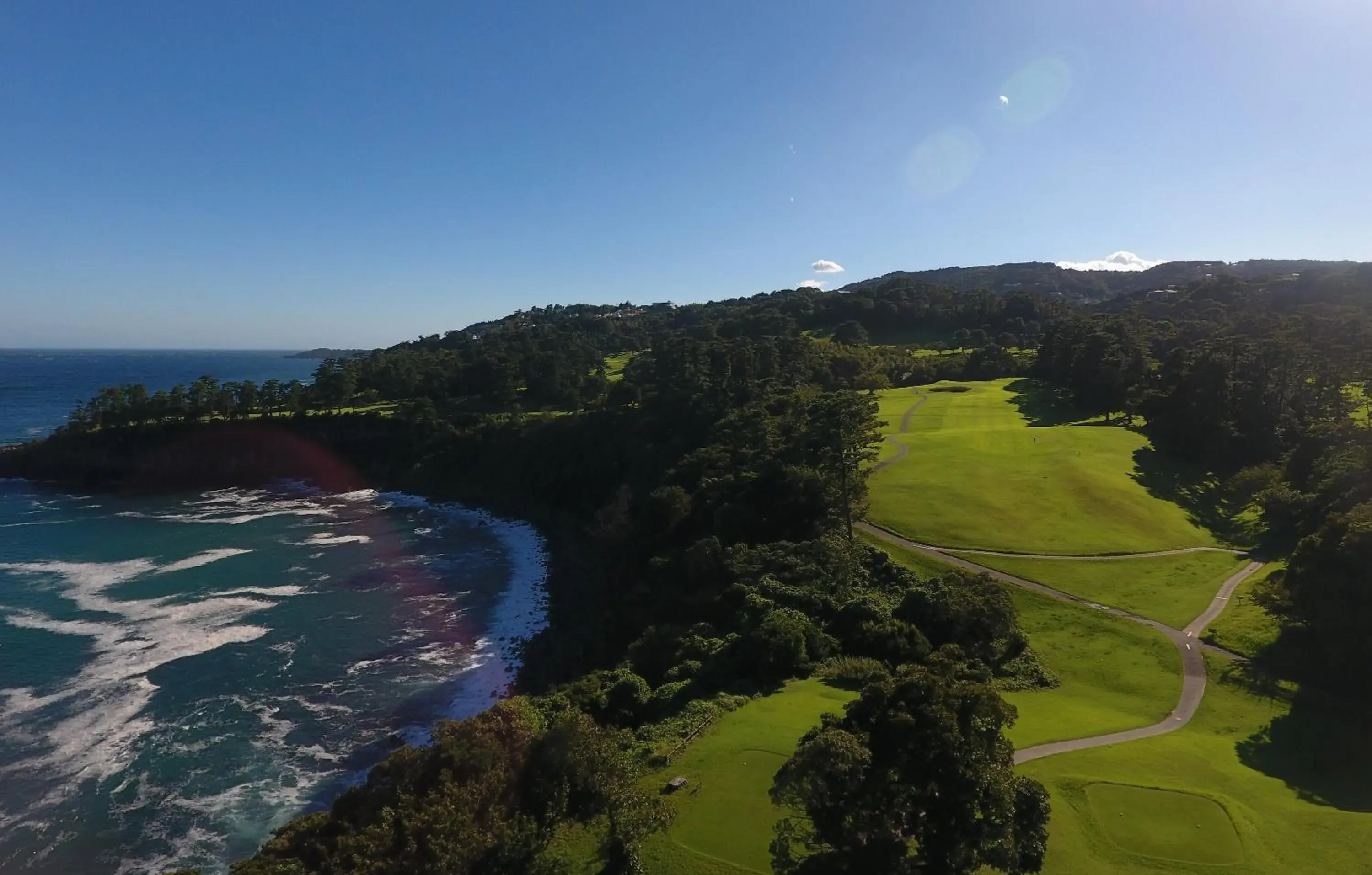 Golfcourse, Bird's-eye View in Kawana Hotel