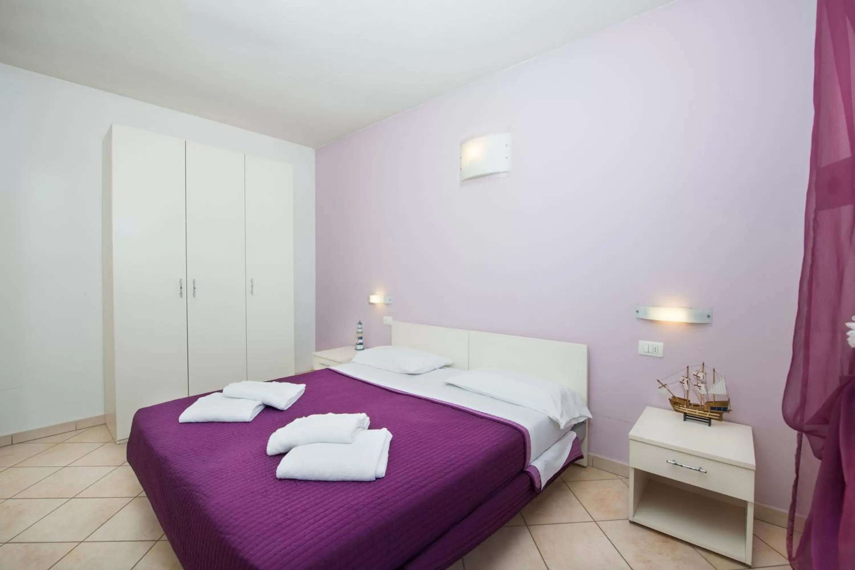 Bedroom, Bed in Residence Riva Blu