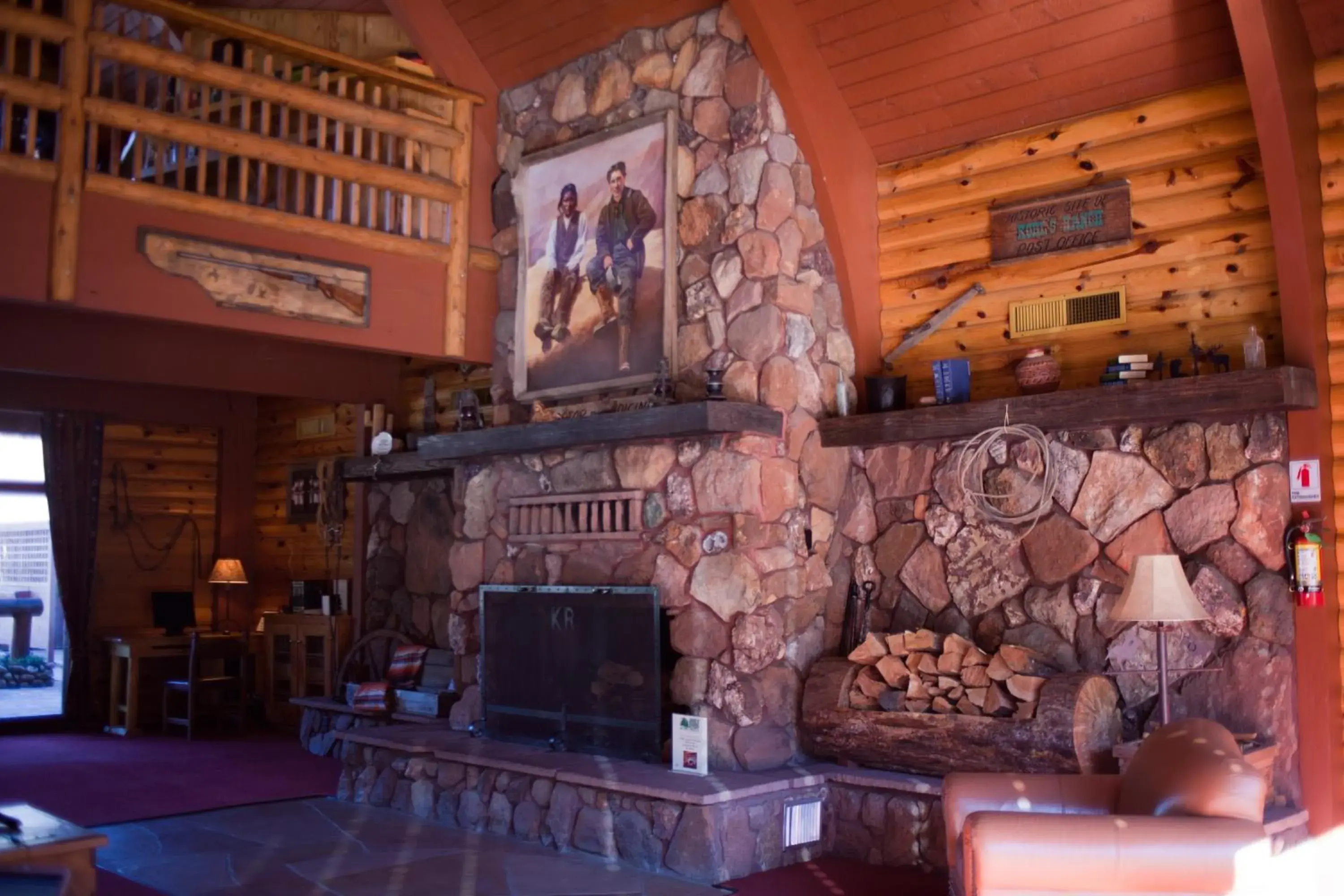 Lobby or reception in Kohl's Ranch Lodge