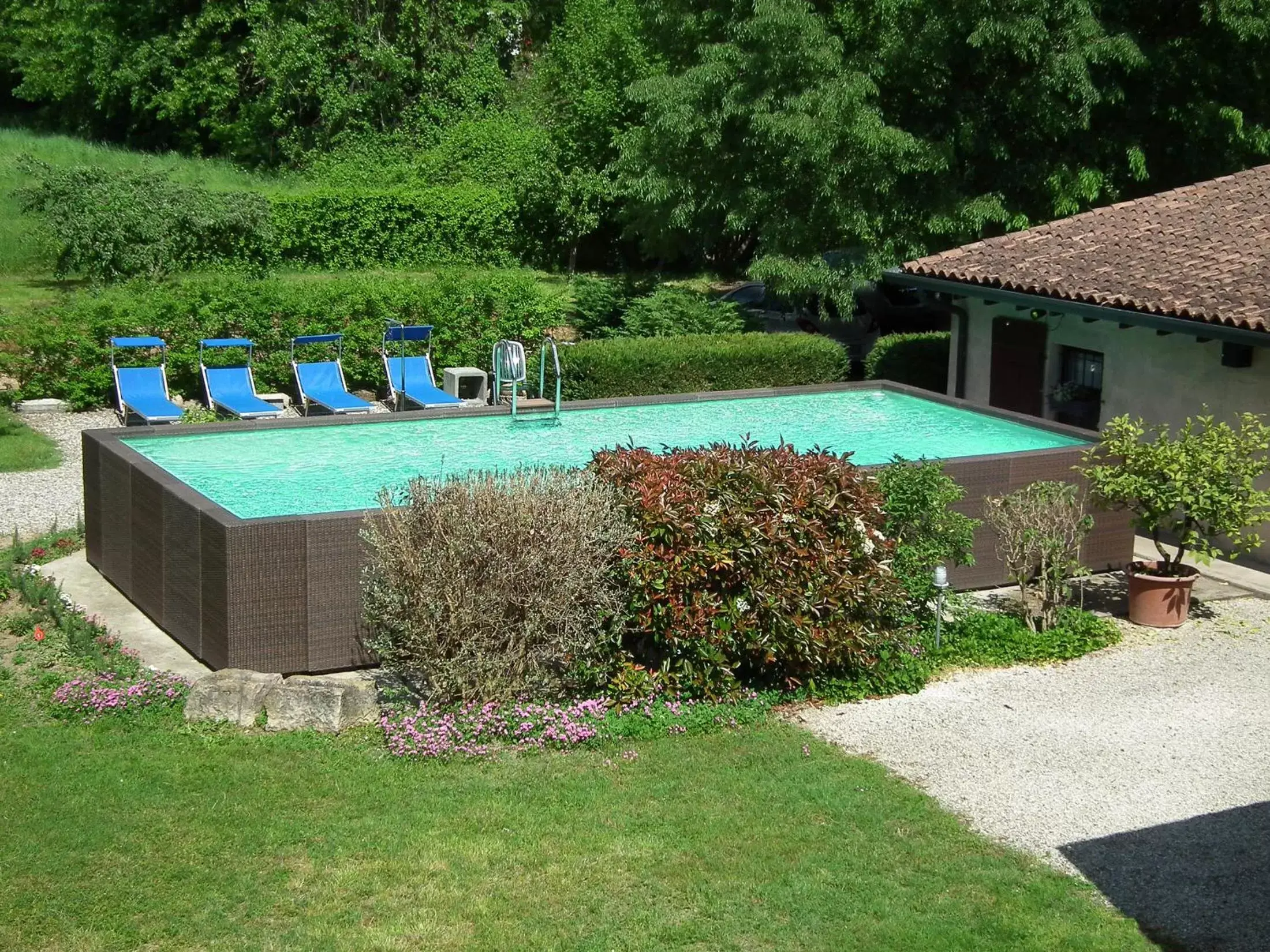 Bird's eye view, Swimming Pool in L'Isolo b&b e case vacanza