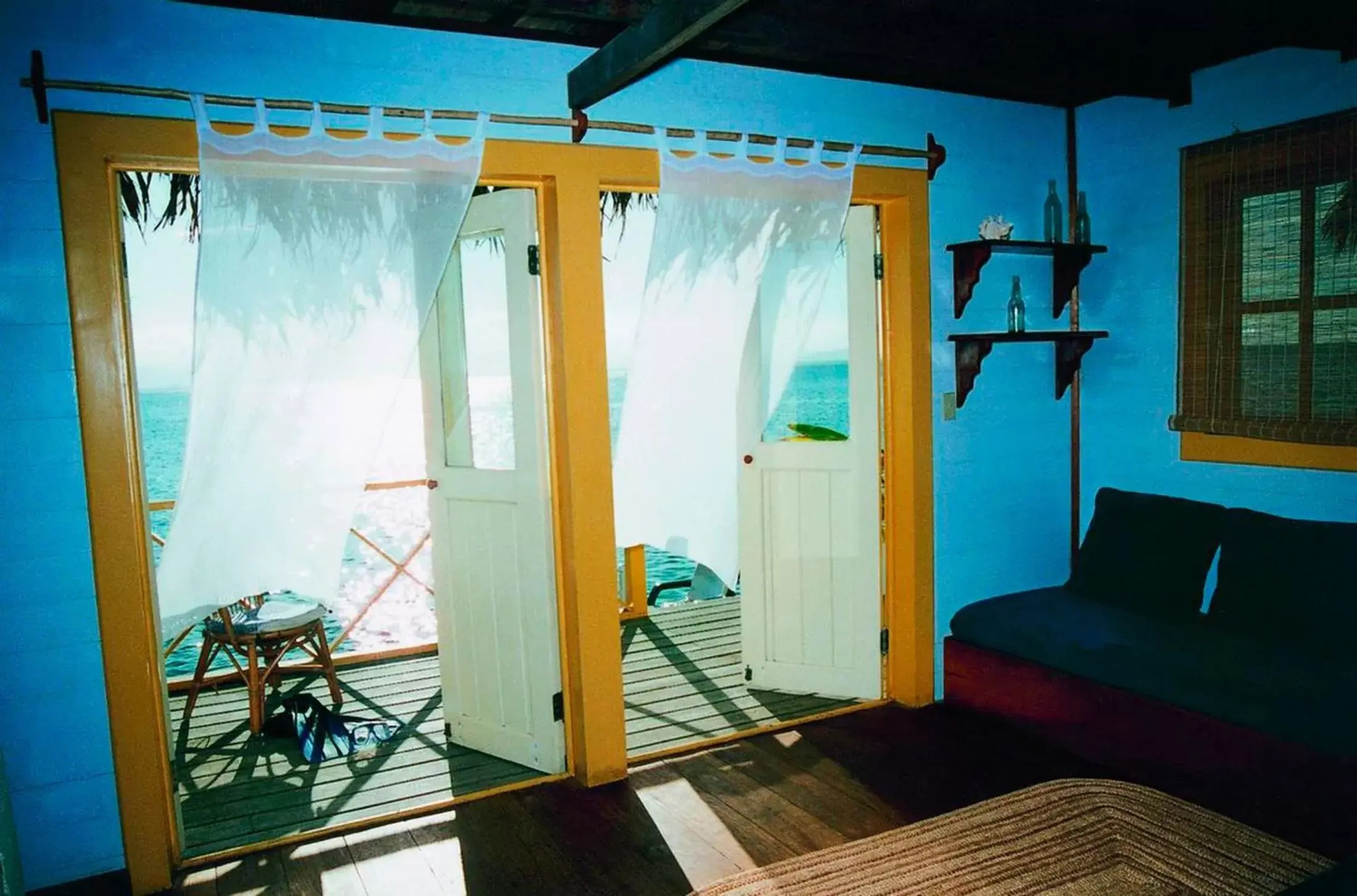 Living room, Bed in Punta Caracol Acqua Lodge Living room, Bed in Punta Caracol Acqua Lodge