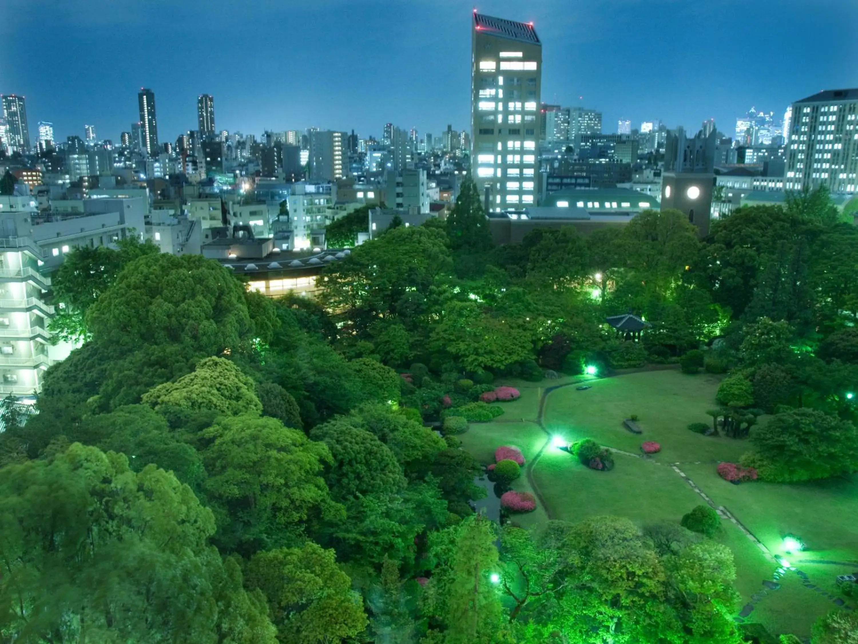 Garden view in Rihga Royal Hotel Tokyo