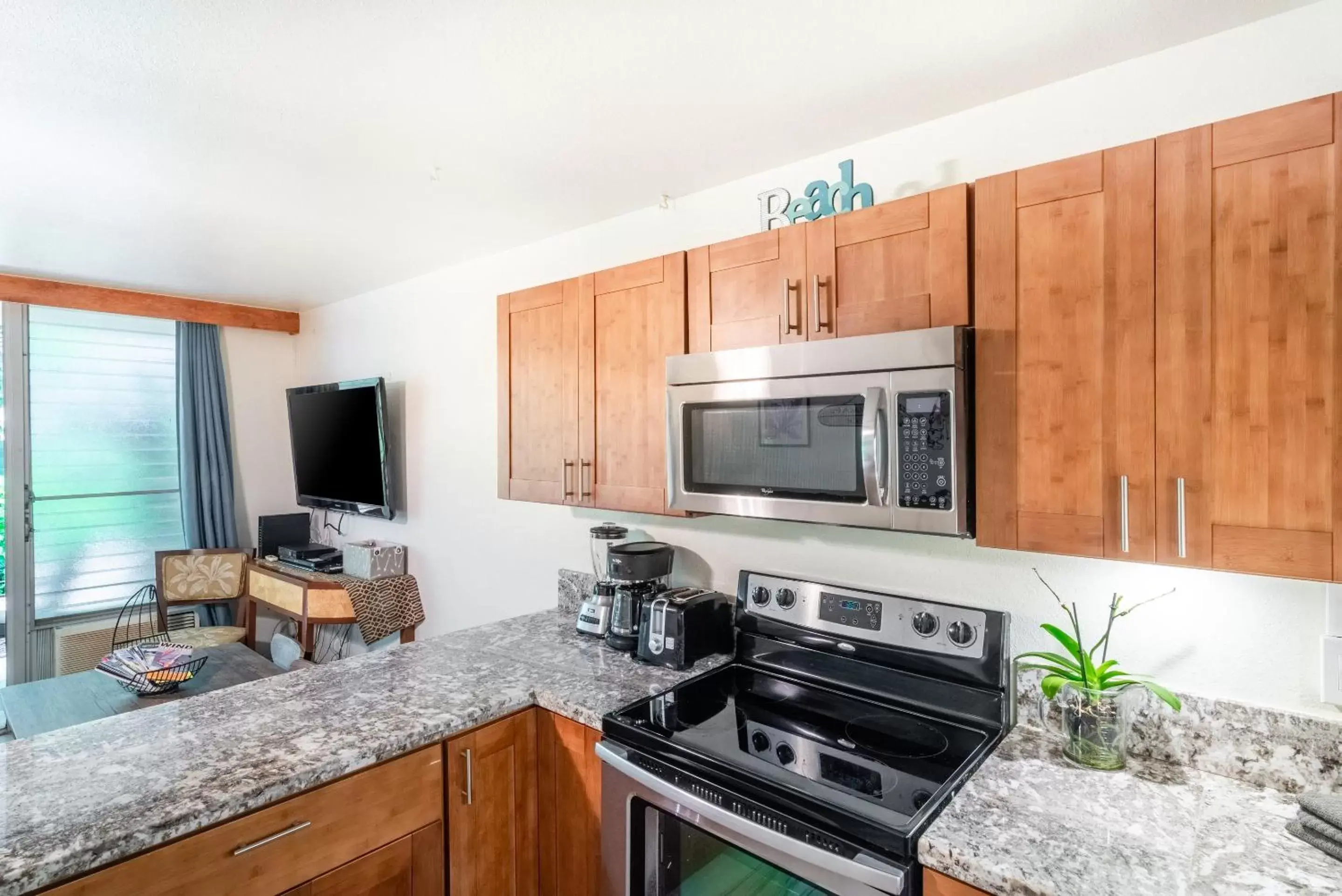 Kitchen/Kitchenette in BeachFront Kihei Kai Nani - Maui Vista Deluxe Condos