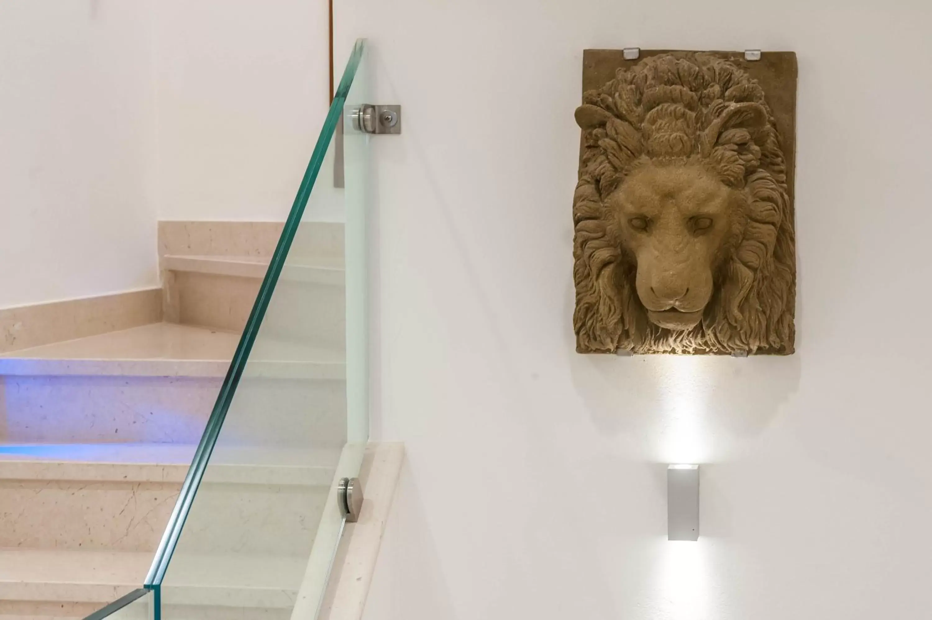 Decorative detail, Bathroom in Leone Hotel