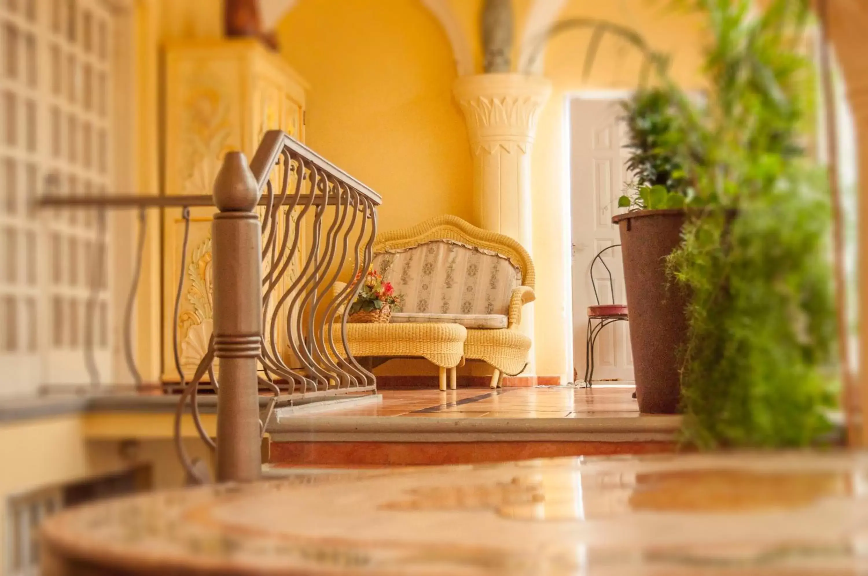 Decorative detail, Seating Area in Centro Hotel Villa las Margaritas