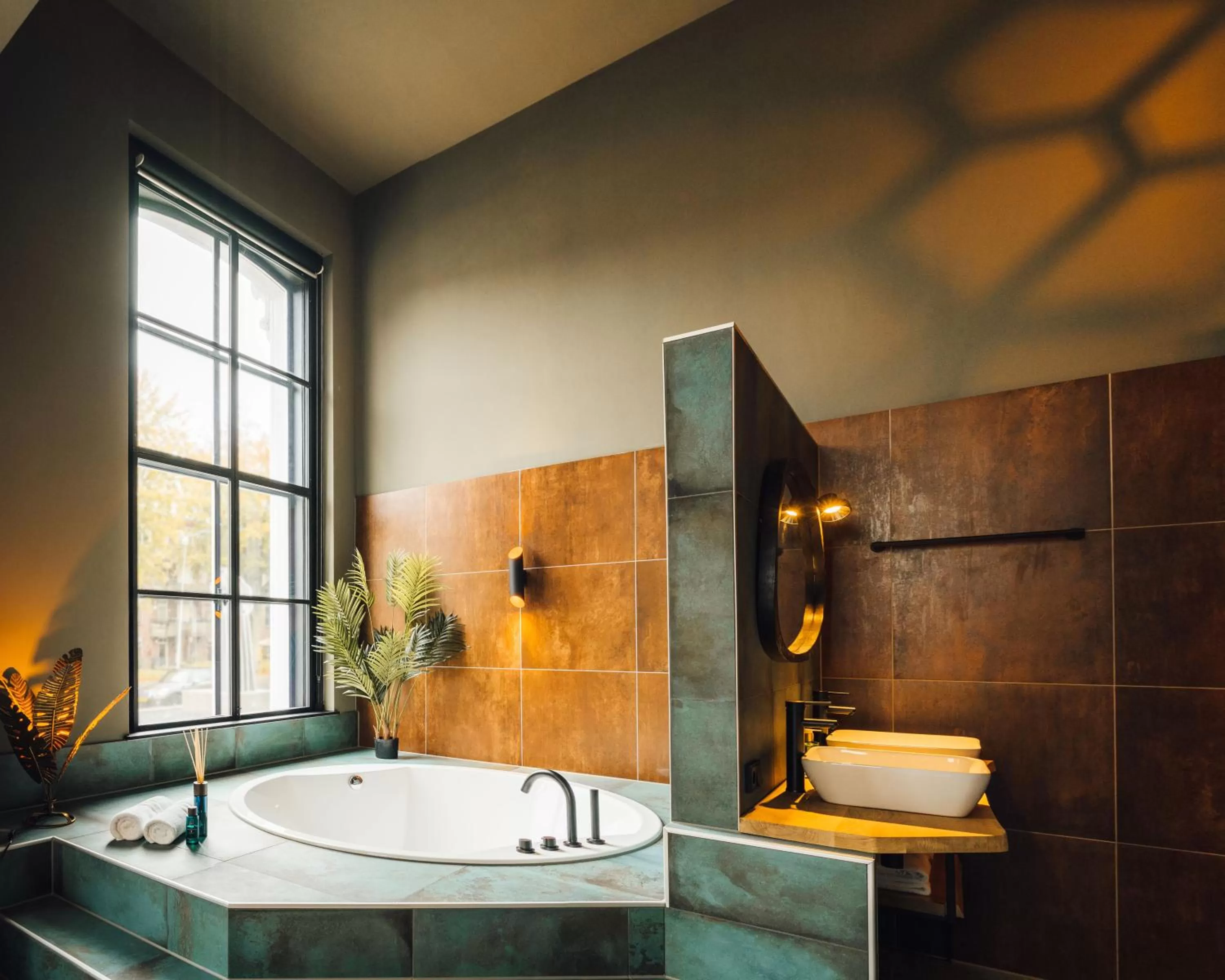 Bathroom in Oldschool Hotel