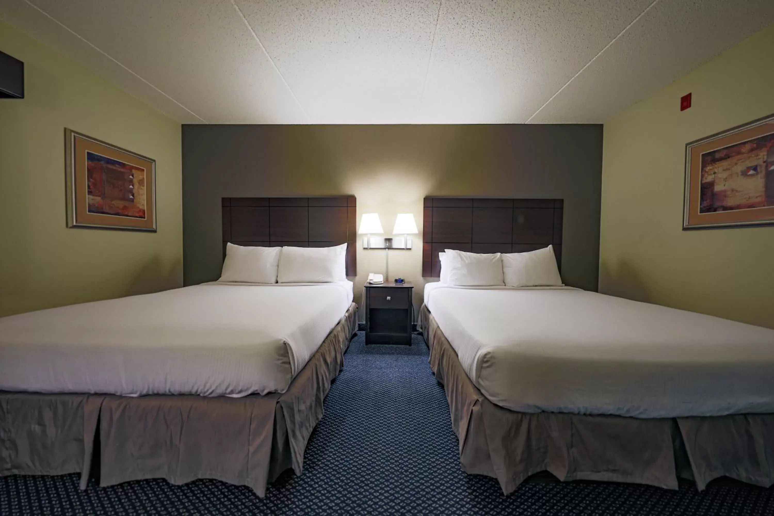 Bed in AmericInn by Wyndham Lincoln South