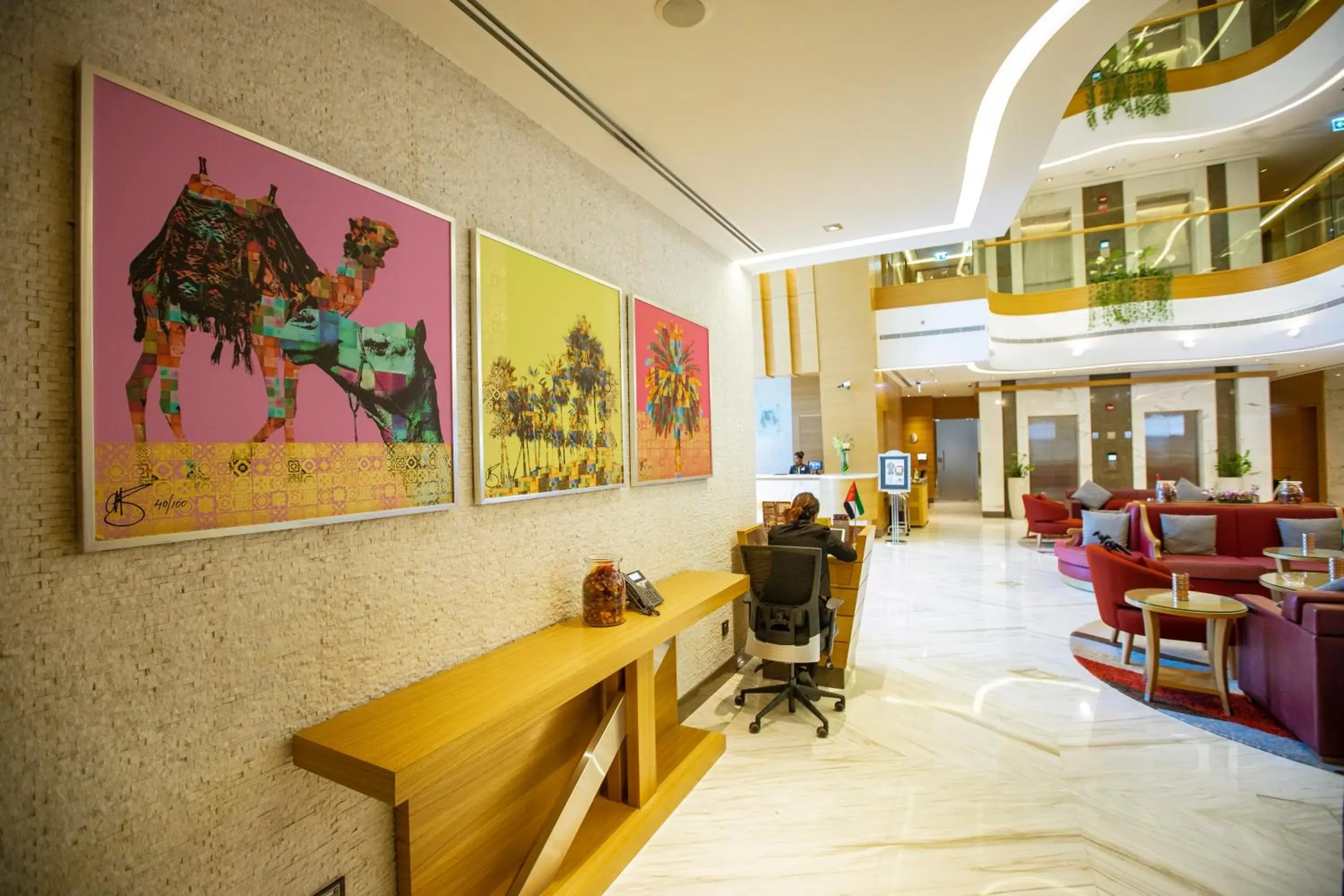 Lobby or reception, Lobby/Reception in Gulf Inn Hotel Al Nasr Formerly Roda Links Al Nasr