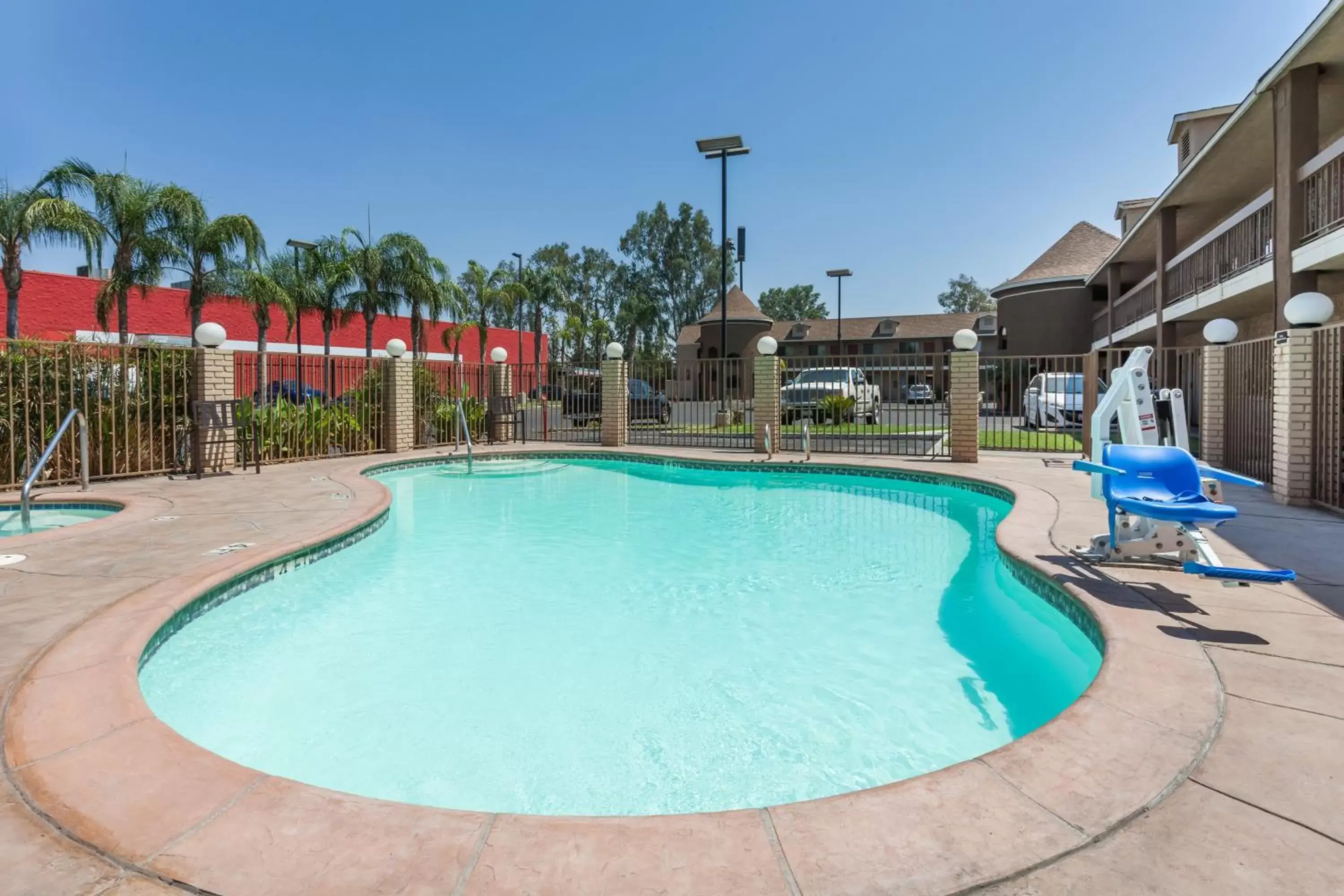 Swimming Pool in Super 8 by Wyndham Bakersfield South CA