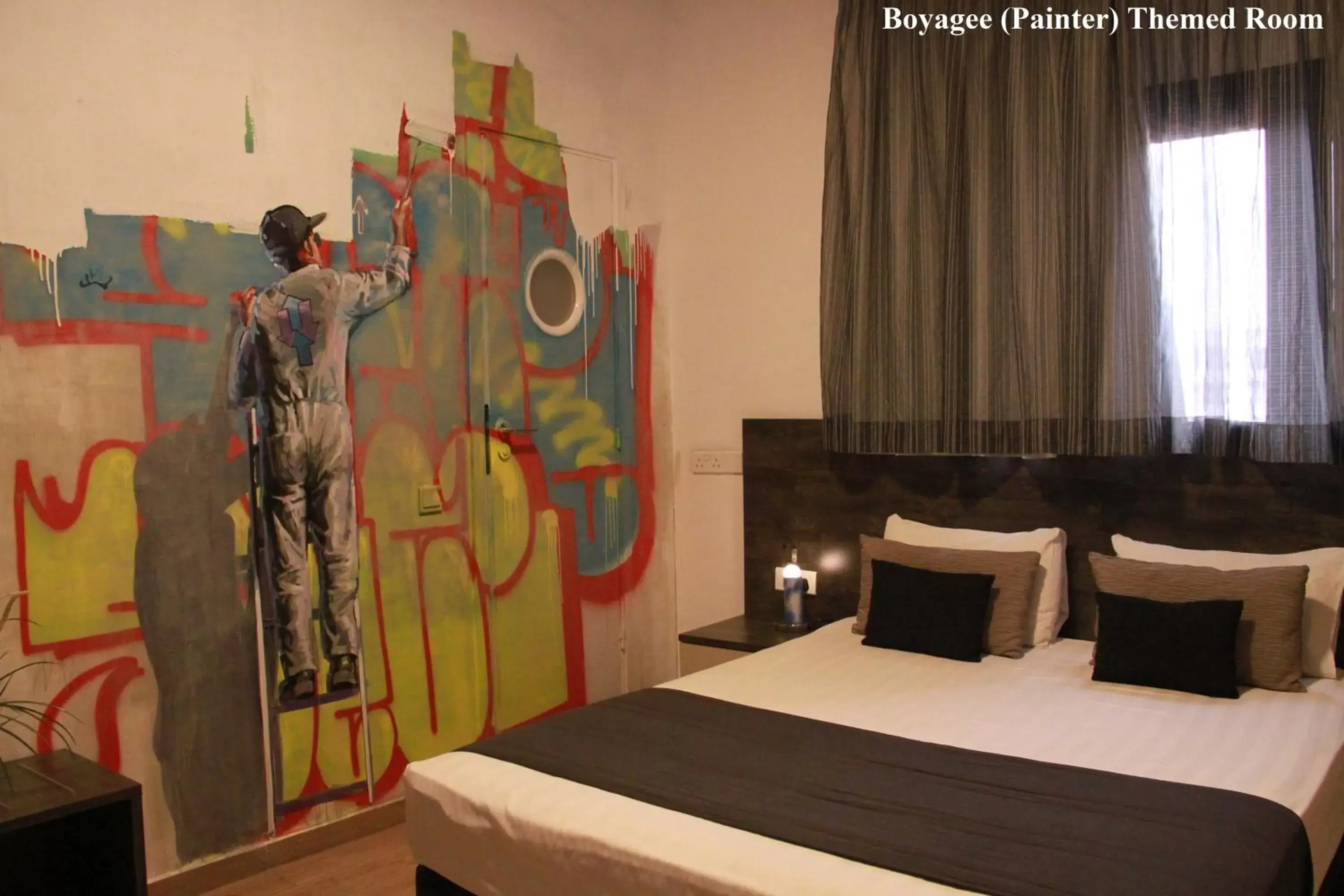 Bedroom, Bed in Rise Street Art Hotel