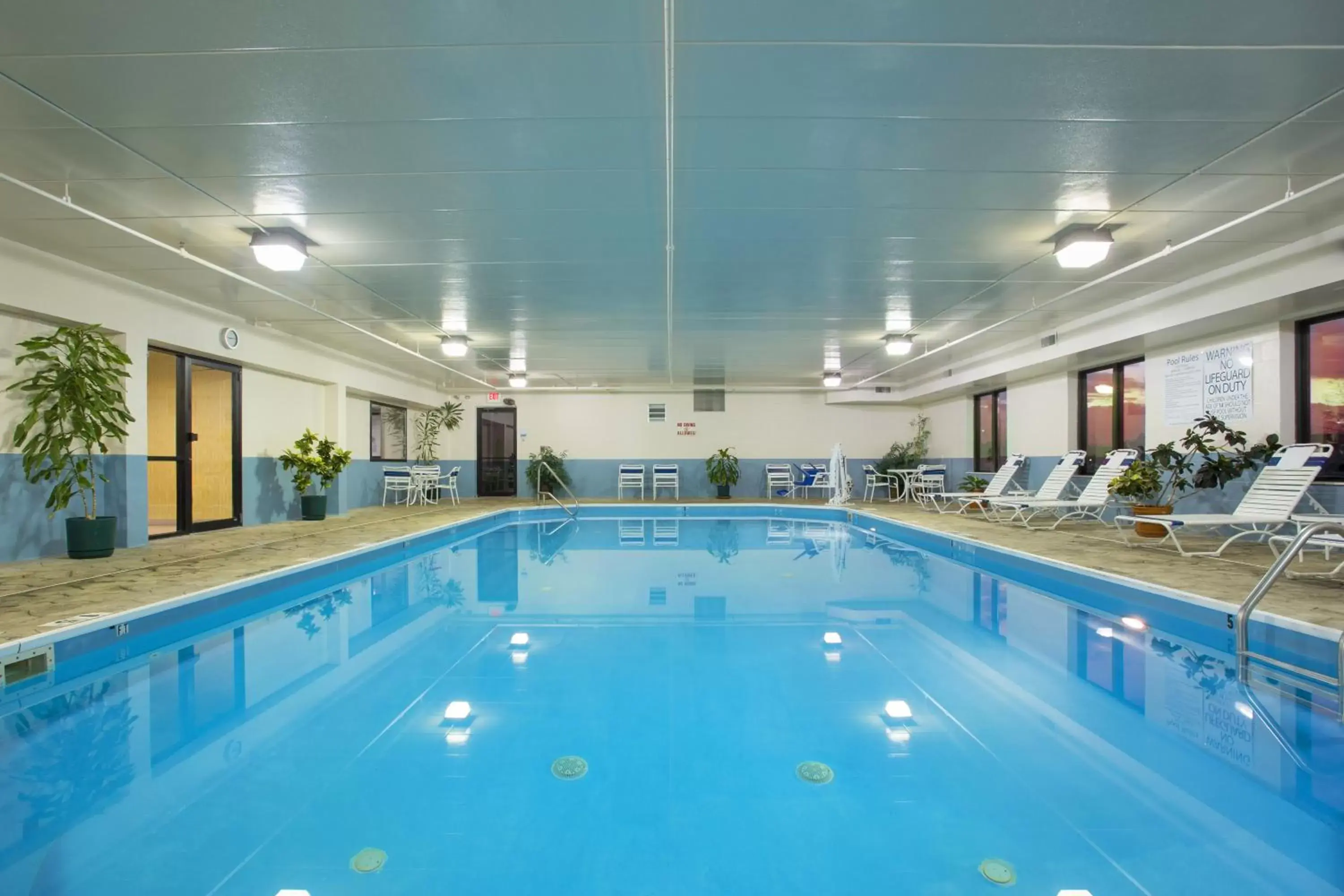 Swimming Pool in Holiday Inn Express Hotel & Suites Columbus Airport, an IHG Hotel