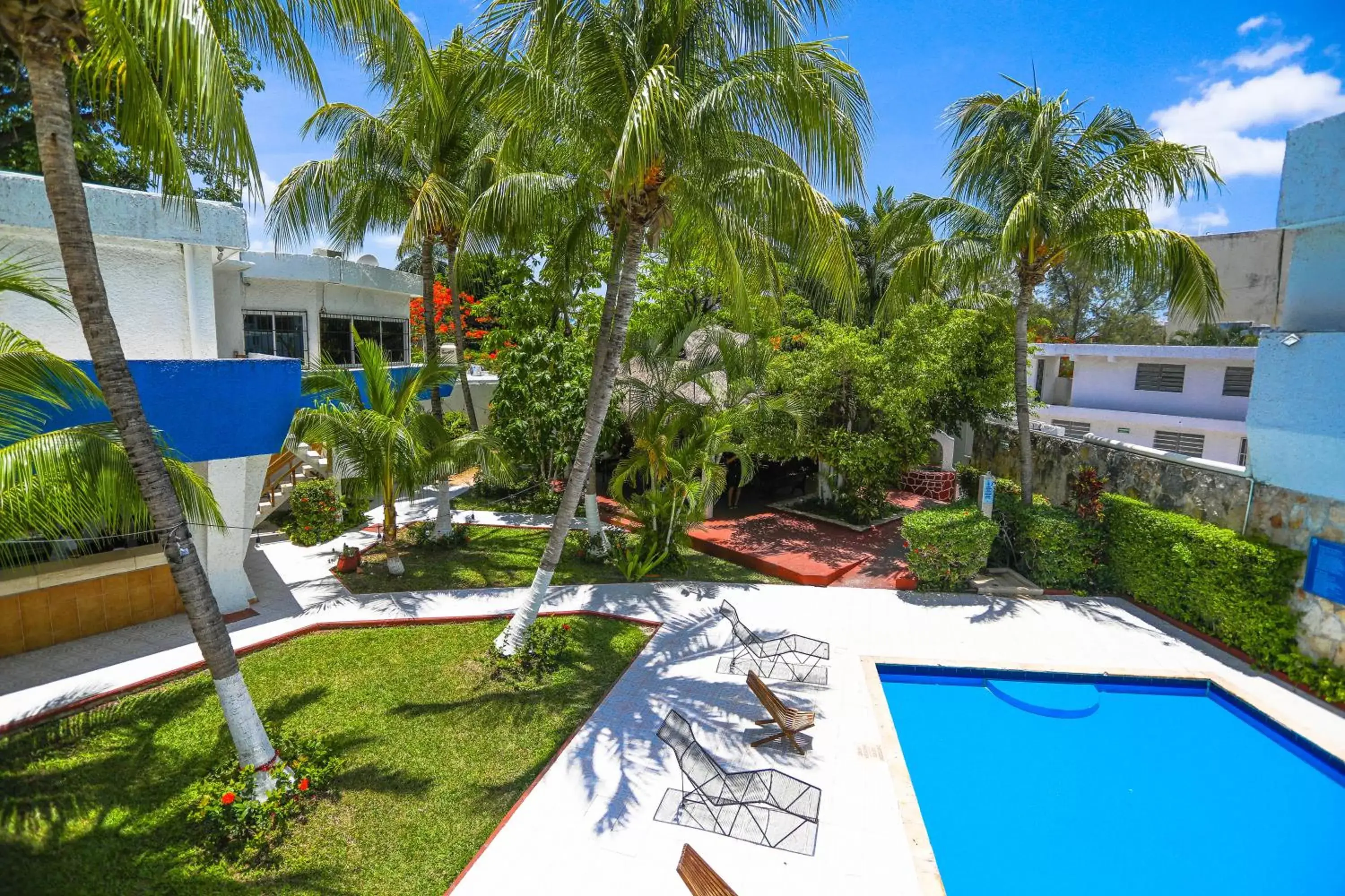 Garden, Pool View in Hotel Caribe Internacional Cancun