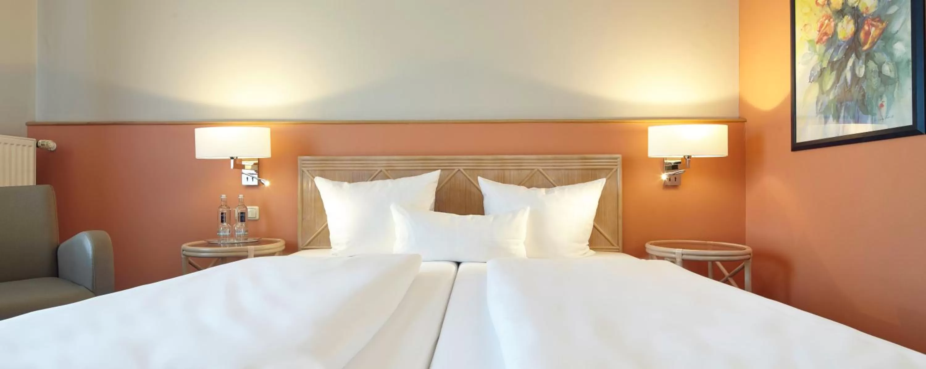 Bed in Parkhotel Weiskirchen