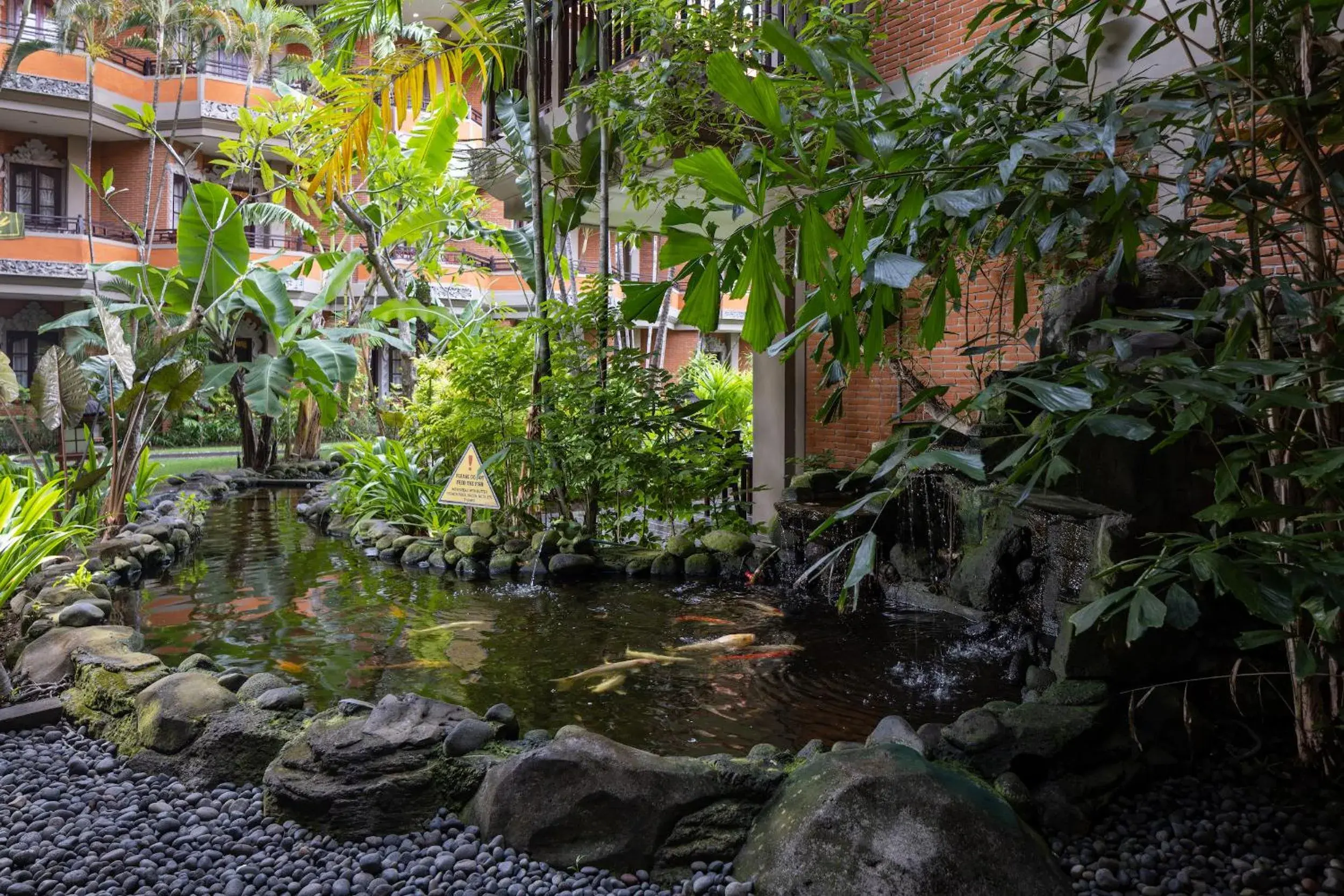 Garden in Adi Dharma Hotel Kuta