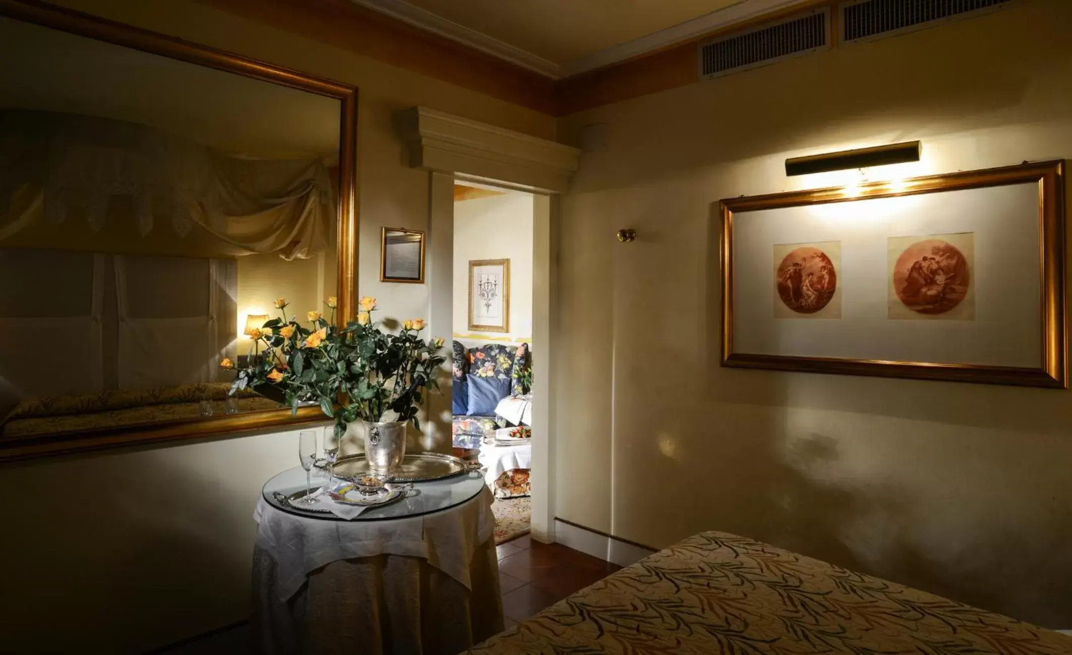 Bed in Hotel Gabbia D'Oro