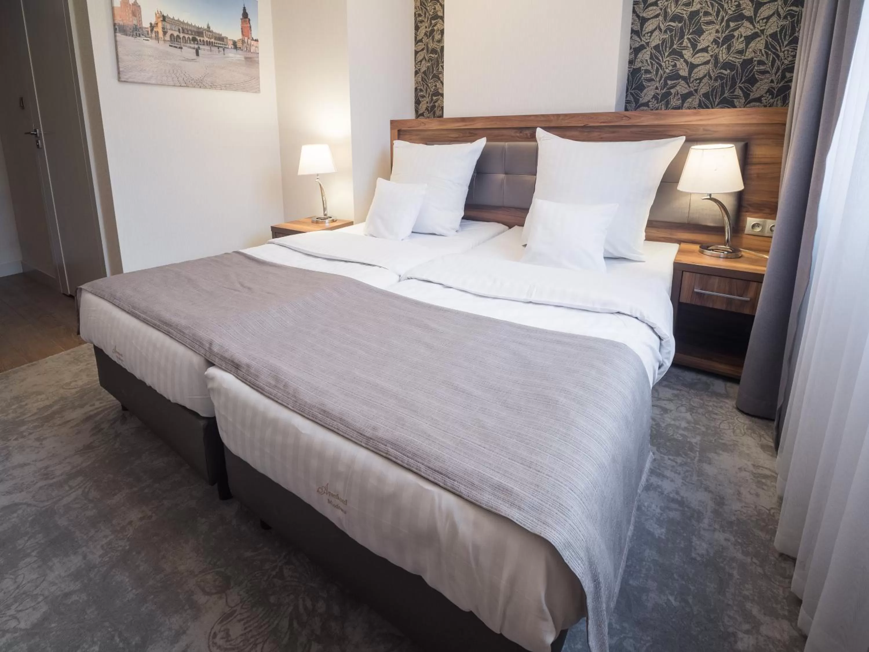 Bedroom, Bed in Hotel Miodowa