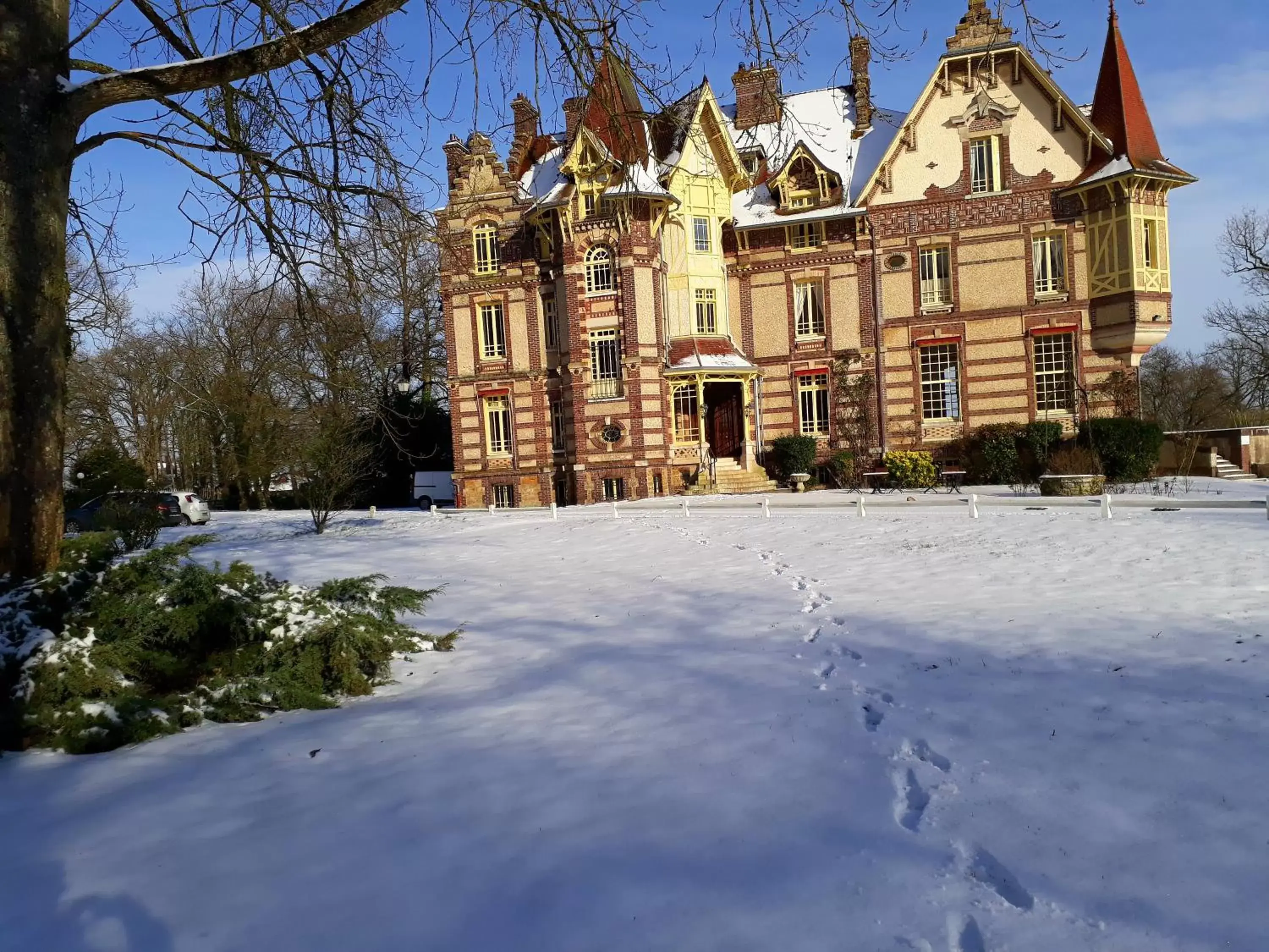 Winter in Château de la Râpée