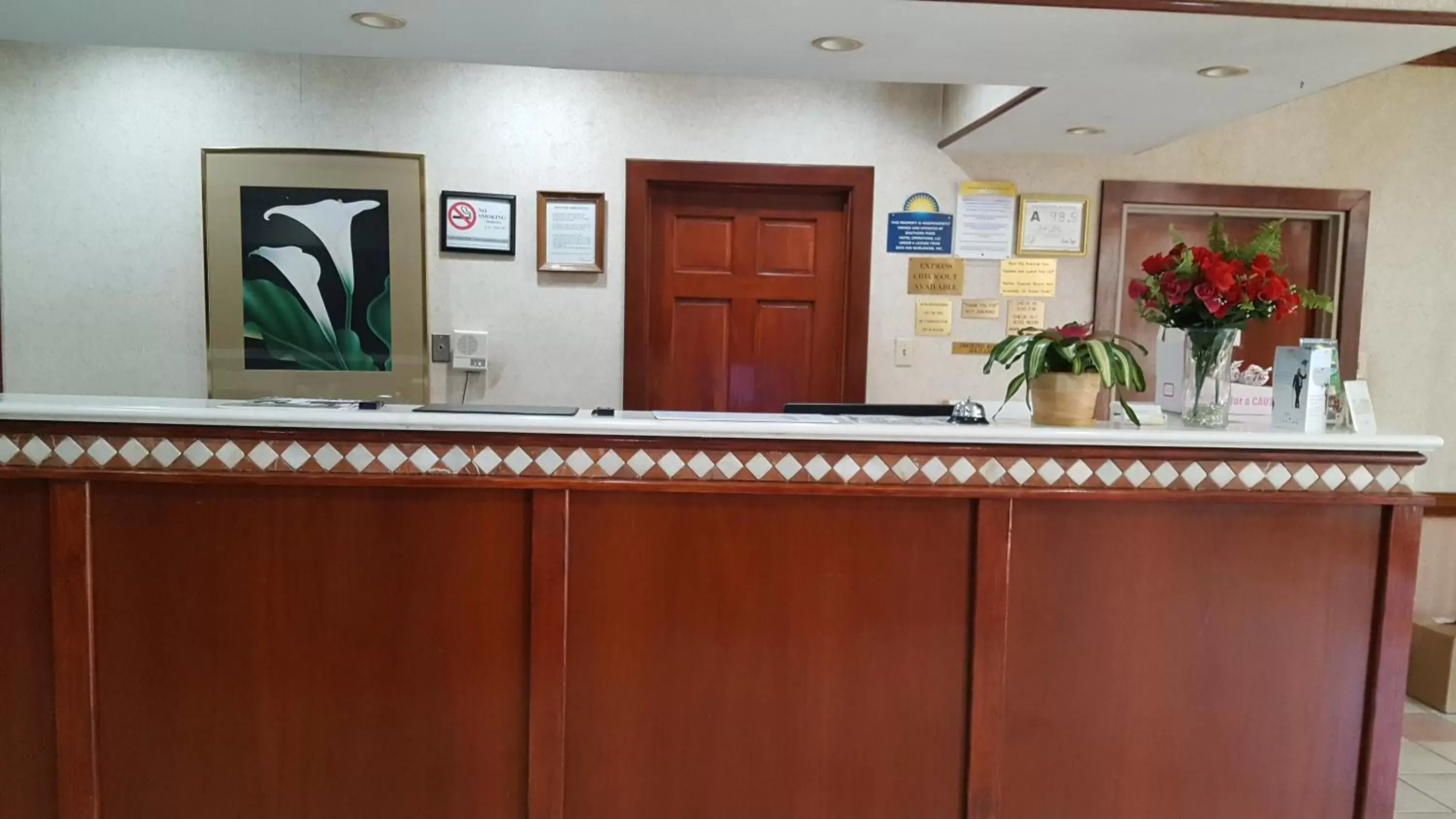 Lobby or reception in Days Inn & Conf Center by Wyndham Southern Pines Pinehurst Lobby or reception in Days Inn & Conf Center by Wyndham Southern Pines Pinehurst