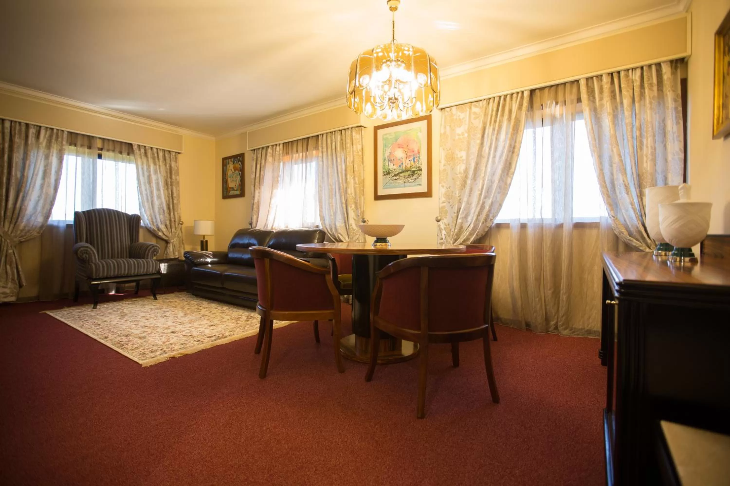 Living room in Hotel Miracorgo