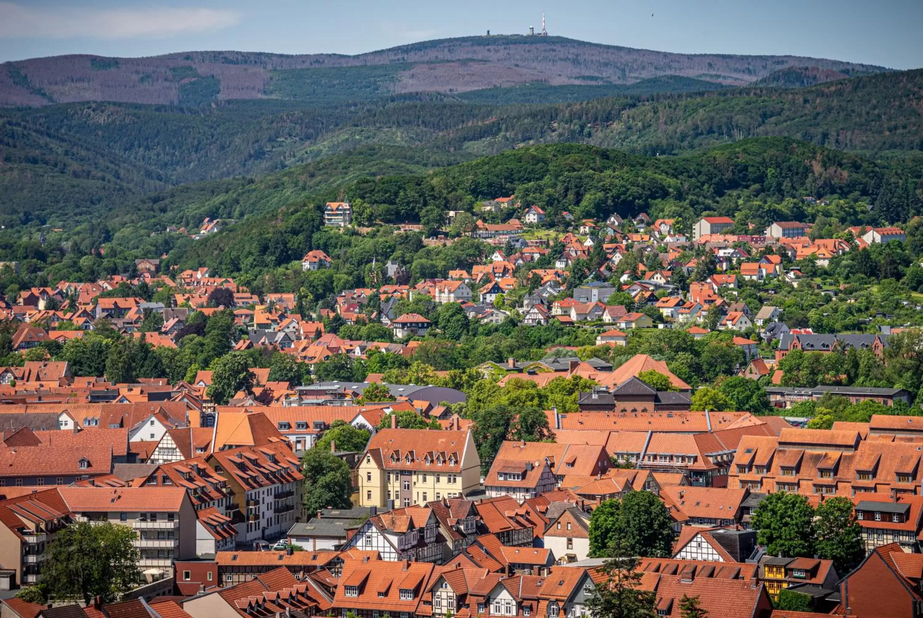 City view, Bird's-eye View in Ringhotel Weißer Hirsch