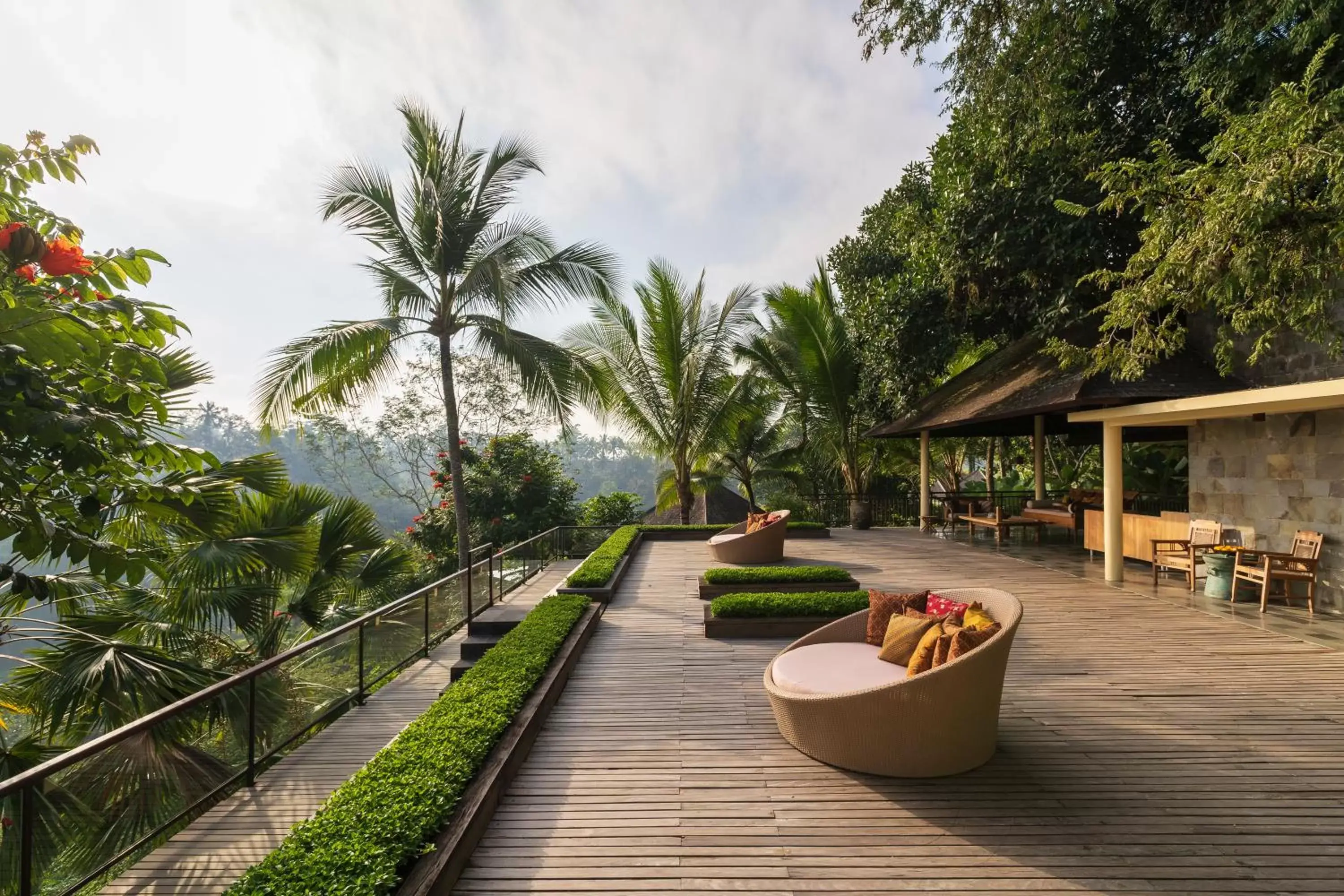 Balcony/Terrace in Komaneka at Tanggayuda Ubud