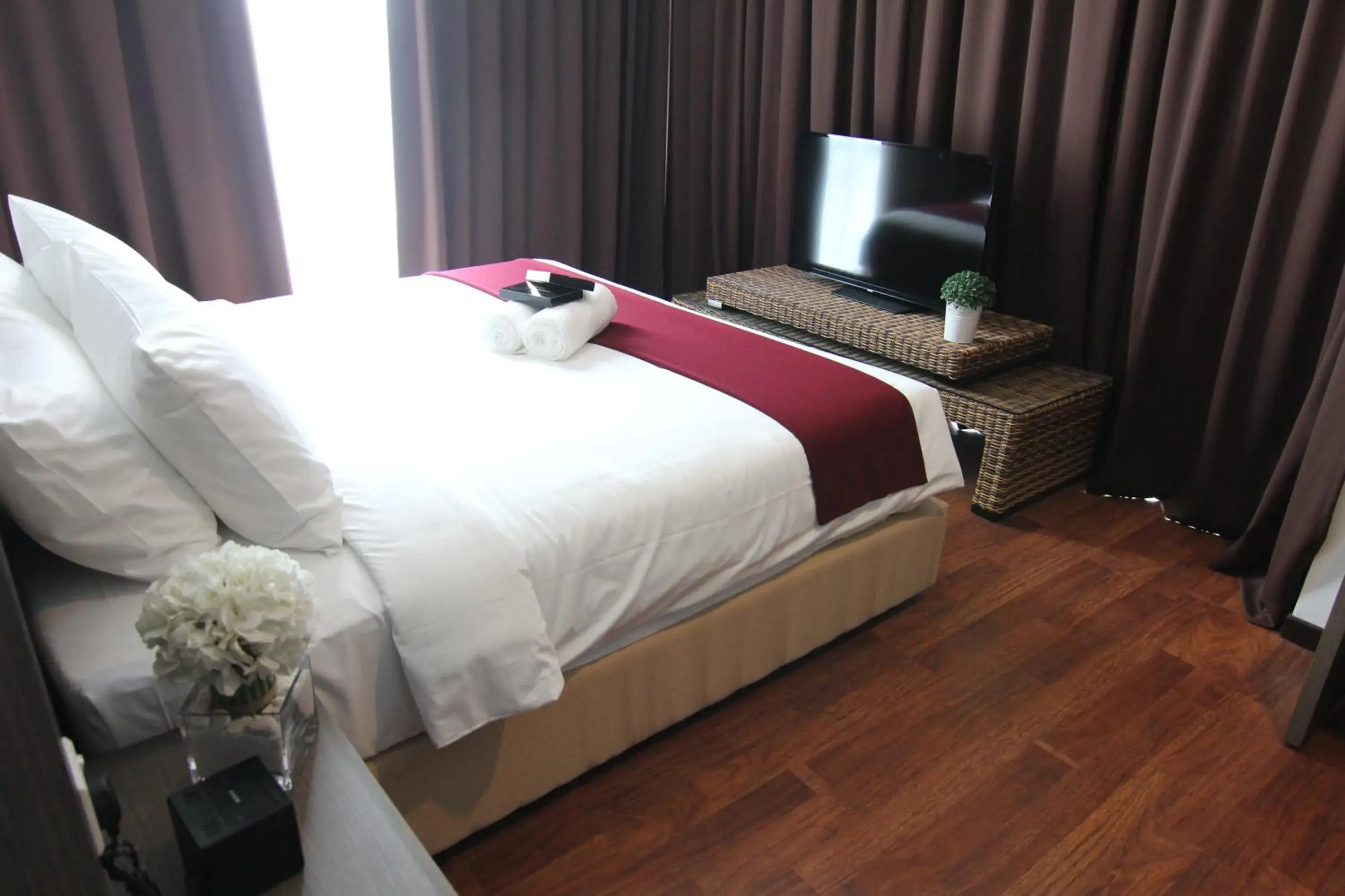 Bed, Room Photo in Nexus Business Suite Hotel