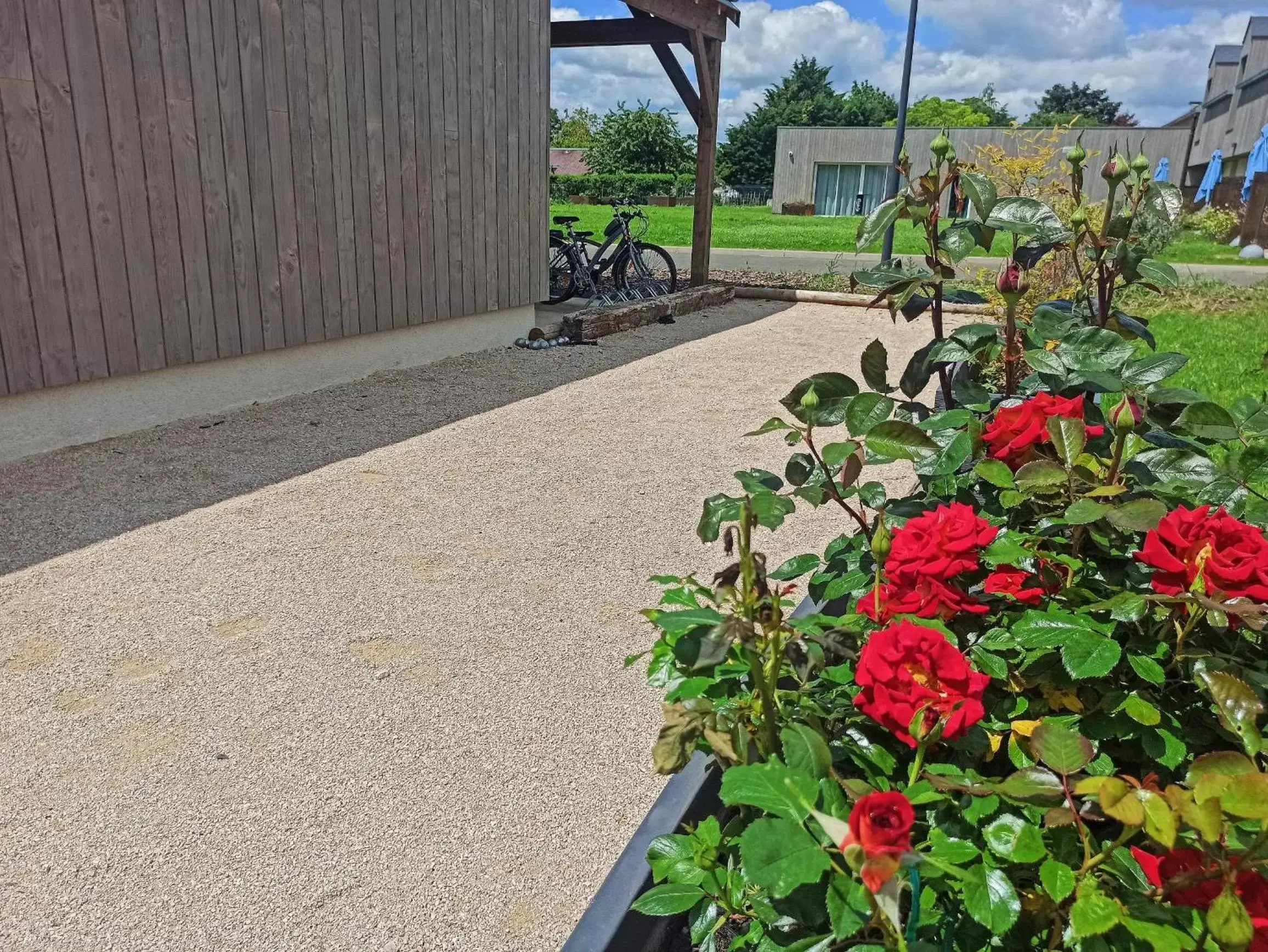 Garden view in Brame de Sologne