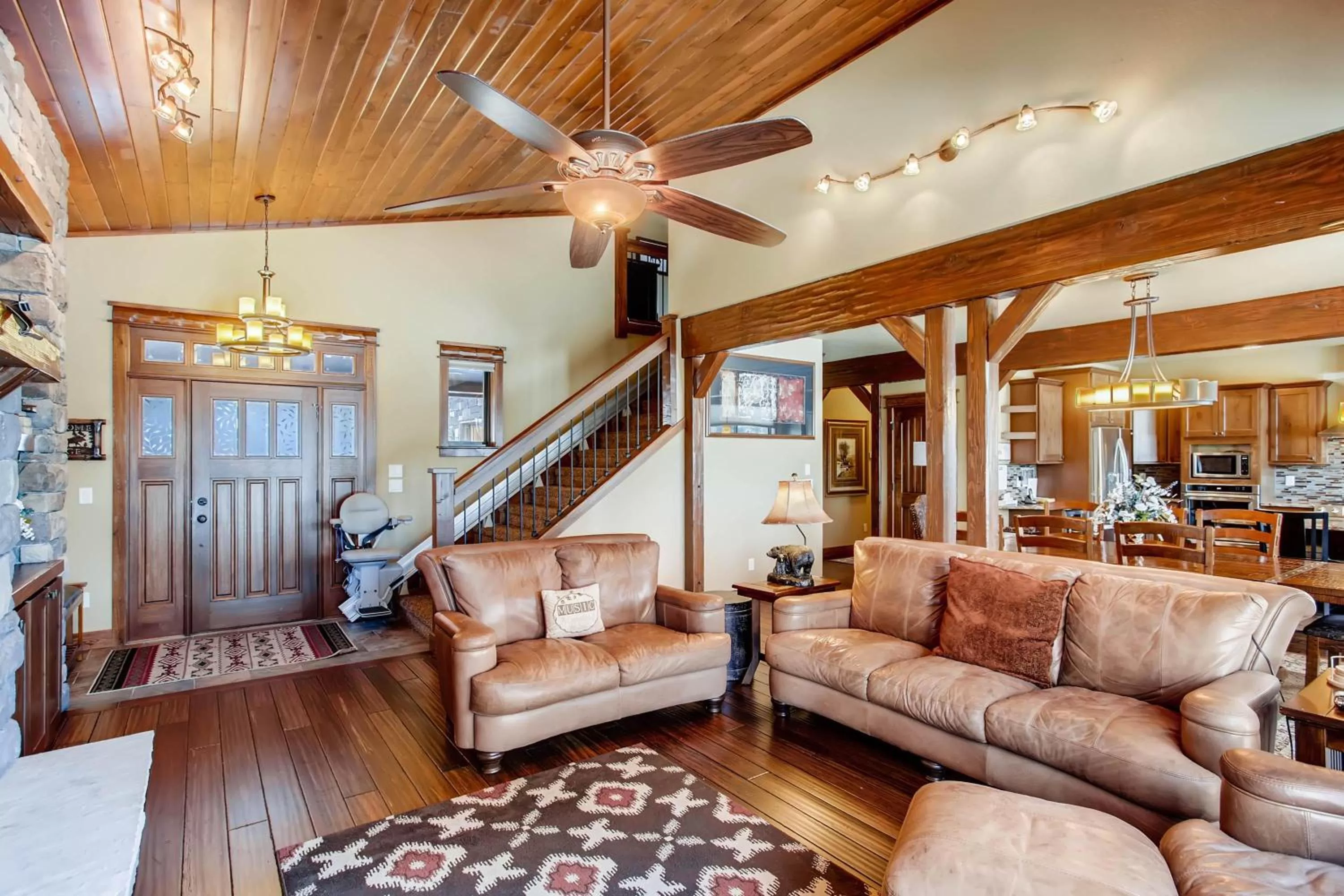 Seating Area in Estes Park Condos