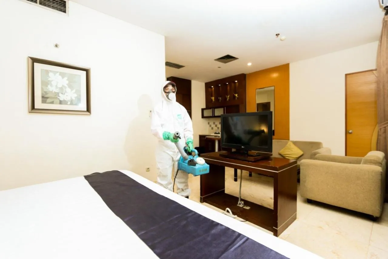 TV and multimedia, Bed in Serela Riau by KAGUM Hotels