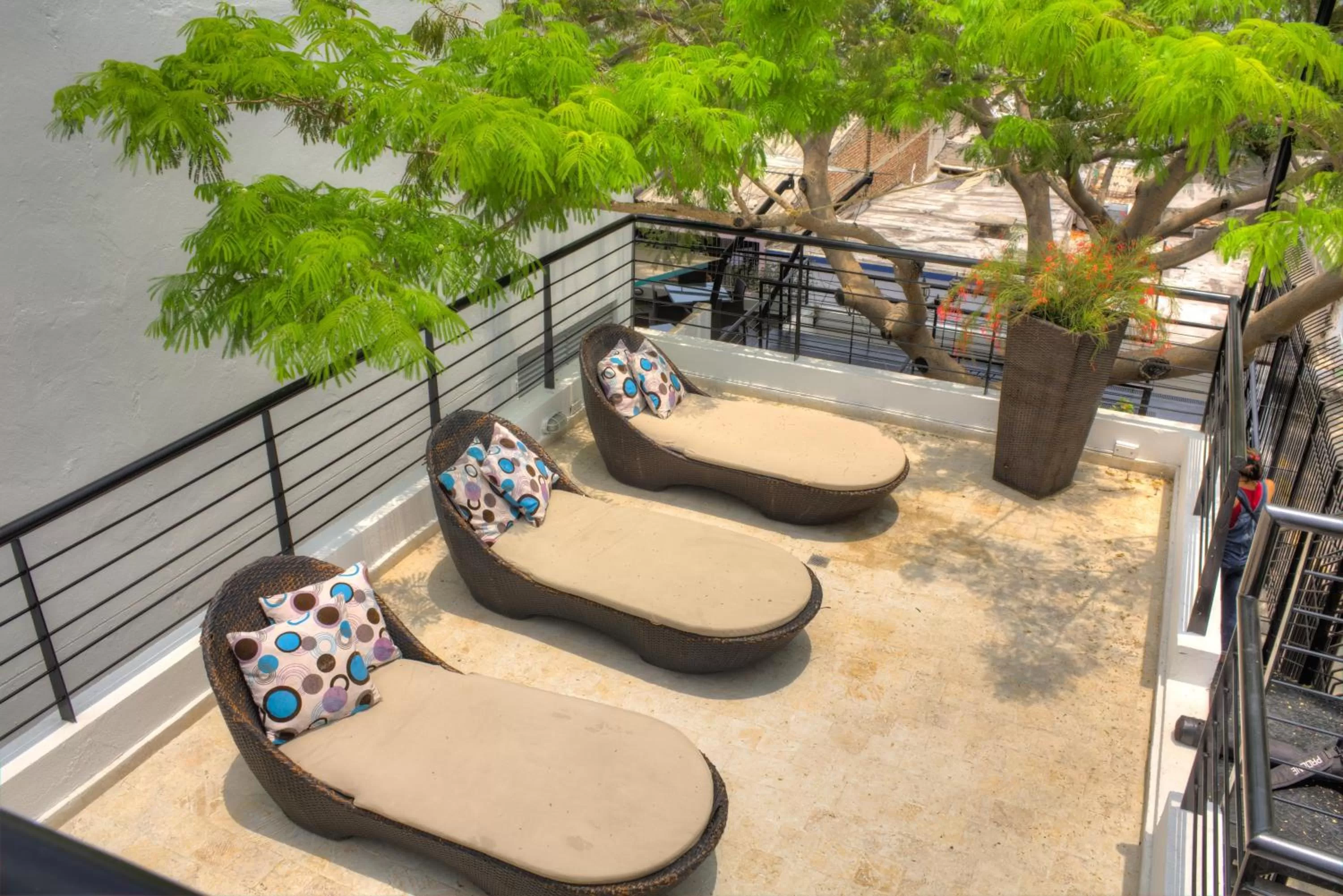 Balcony/Terrace in Casa de Leda, a Kali Hotel