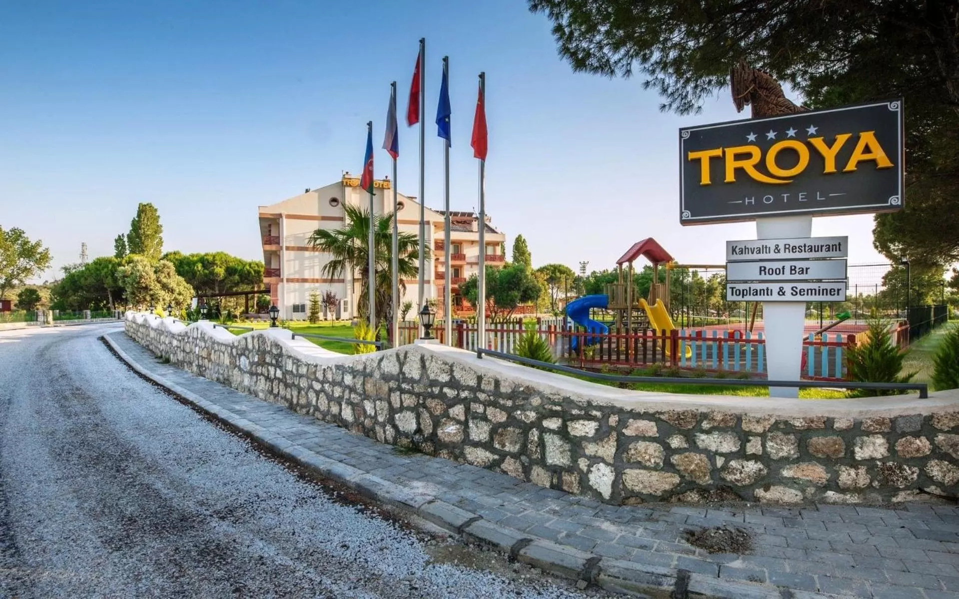 Facade/entrance in Helen Troya Hotel Geyikli