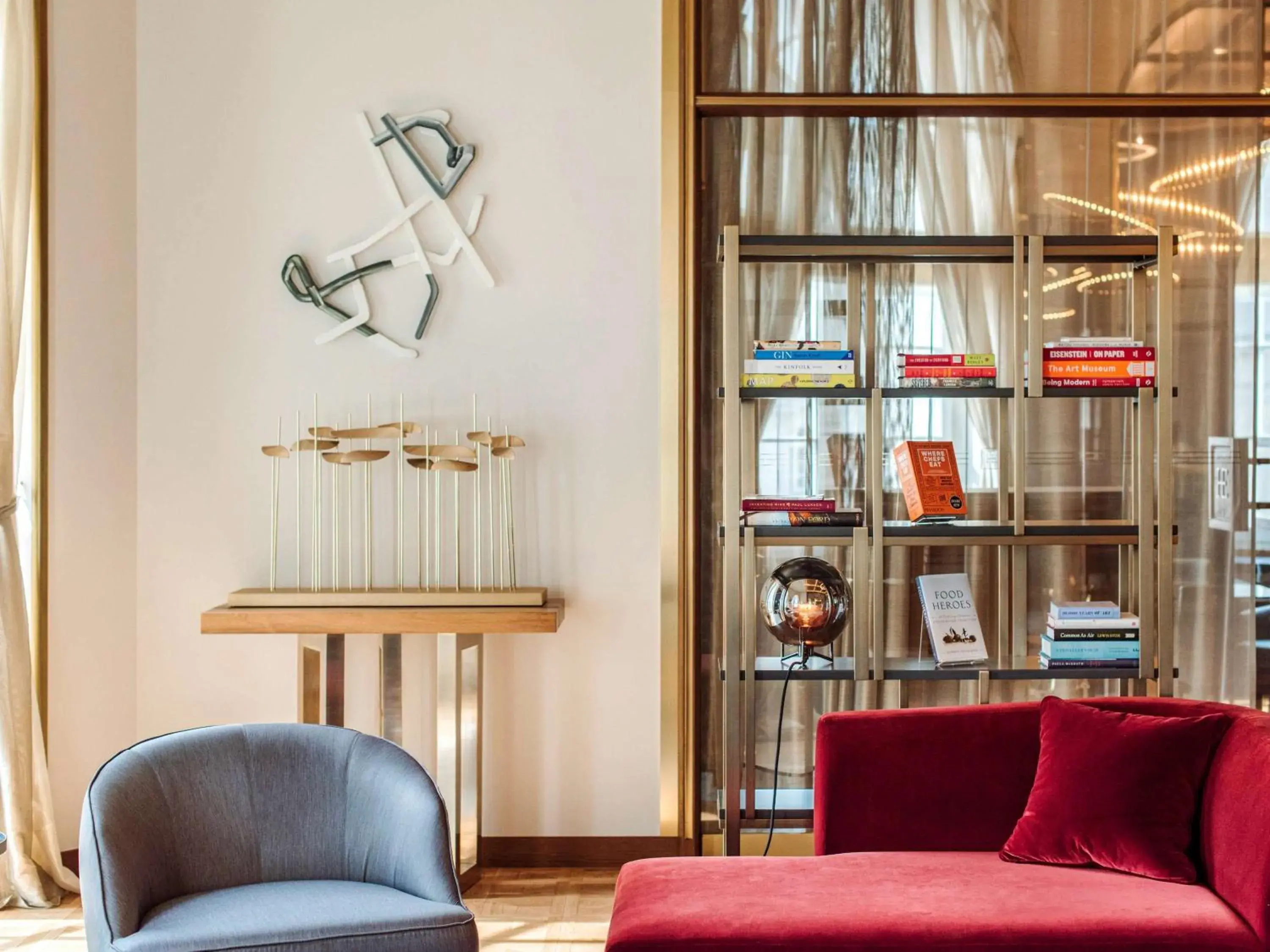 Library, Seating Area in Raffles Europejski Warsaw