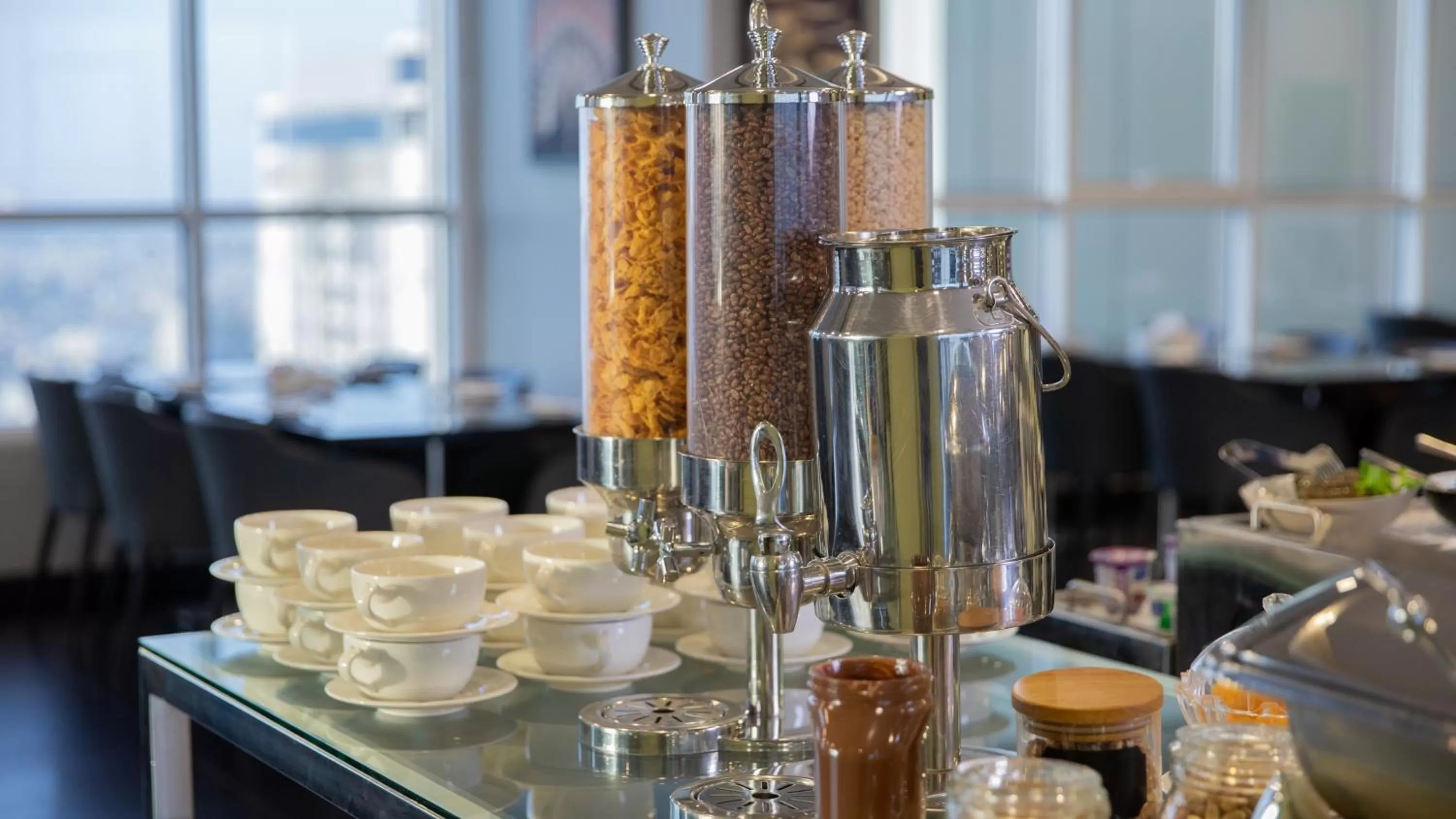 Buffet breakfast in S Hotel Bahrain