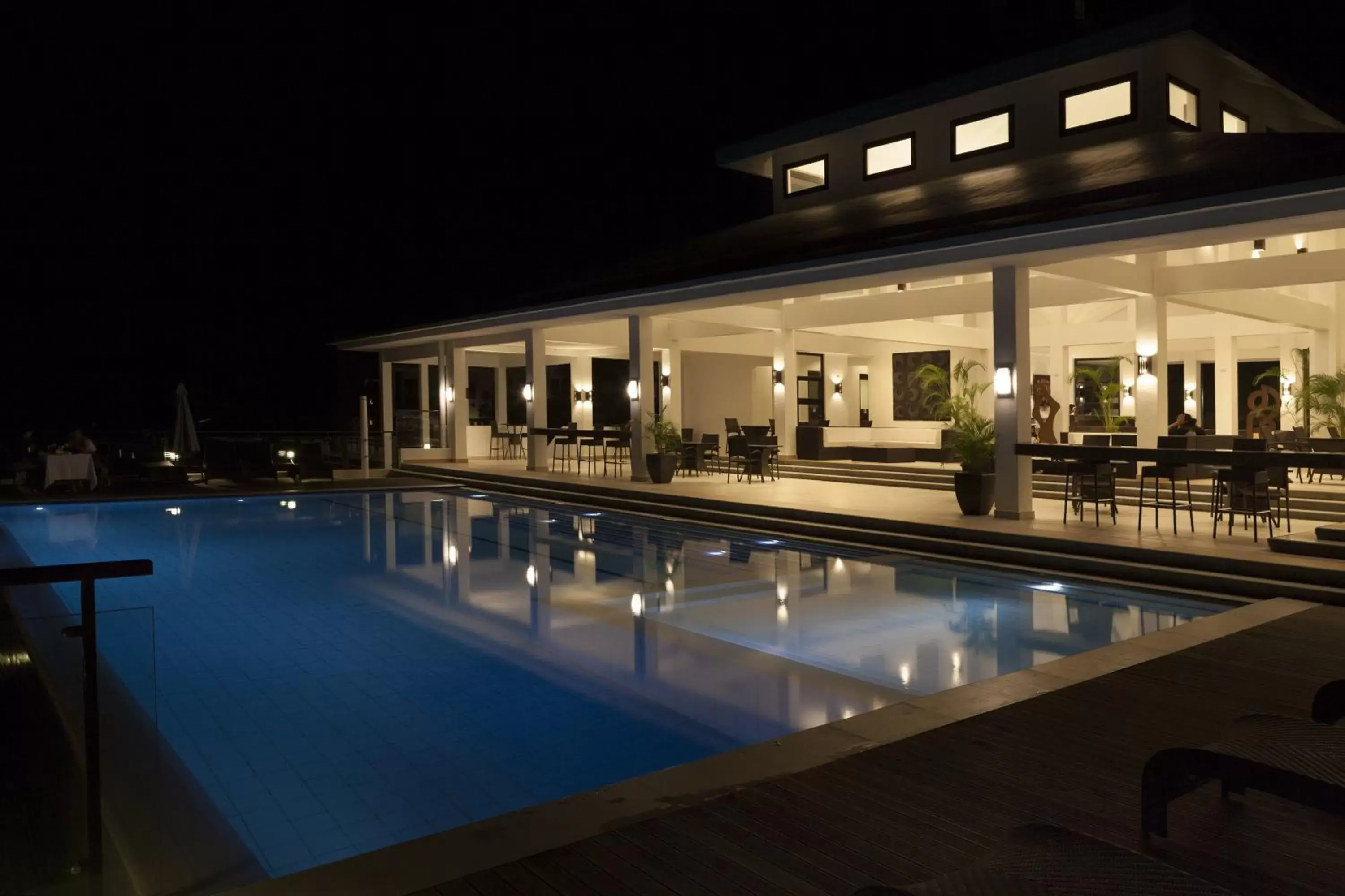 Night, Swimming Pool in Busuanga Bay Lodge