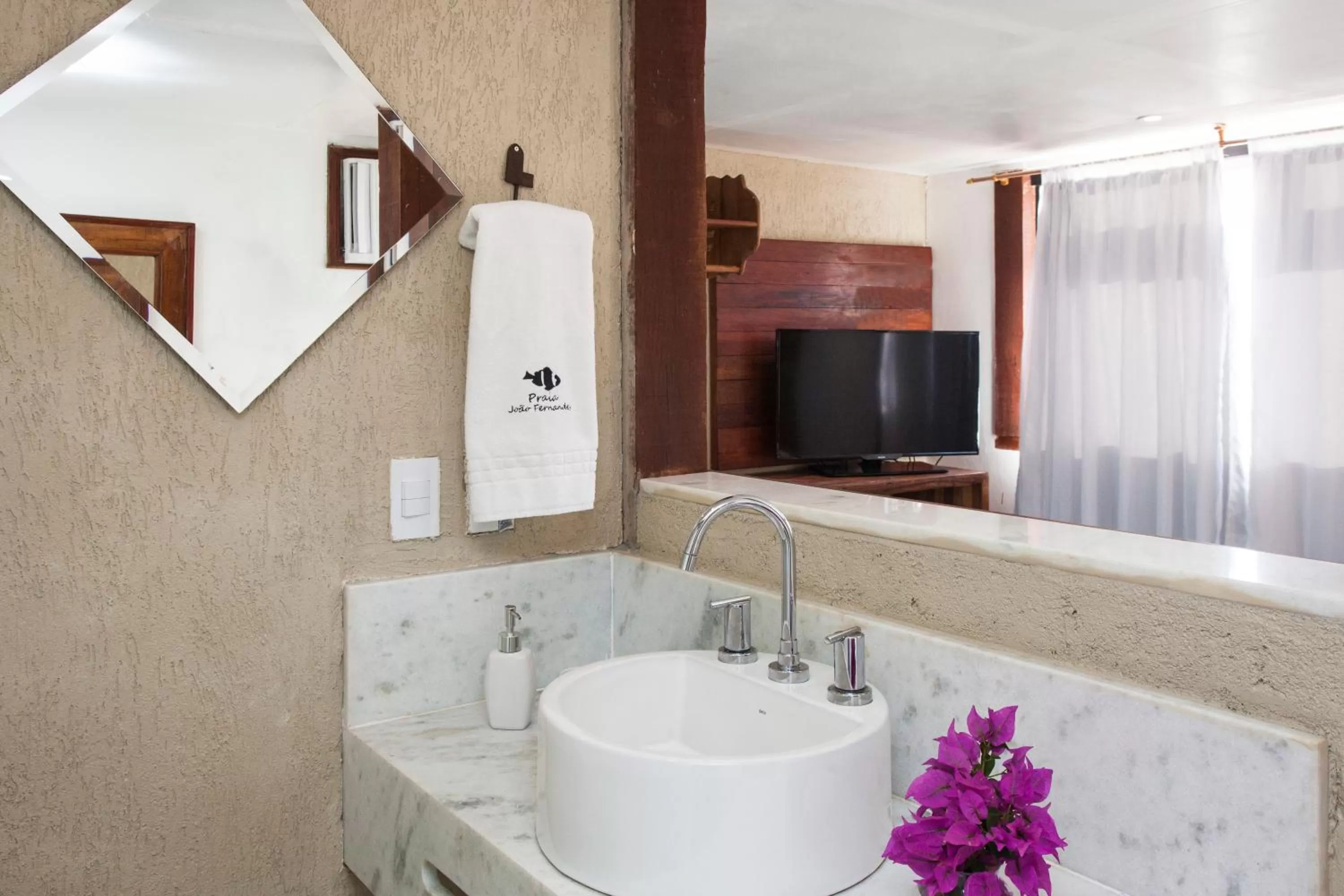 Bathroom in Pousada Praia João Fernandes