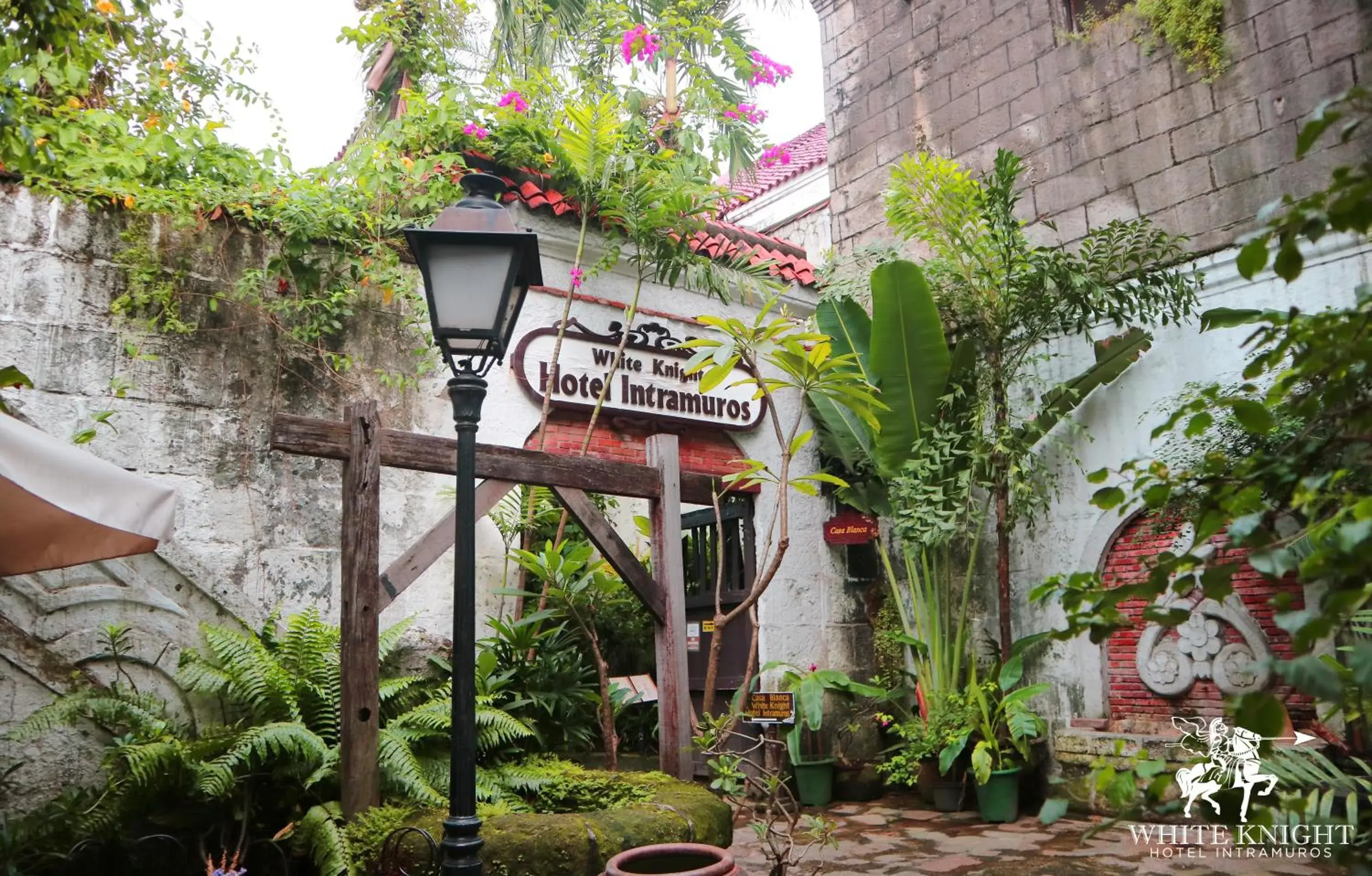 Garden view, Property Logo/Sign in White Knight Hotel Intramuros