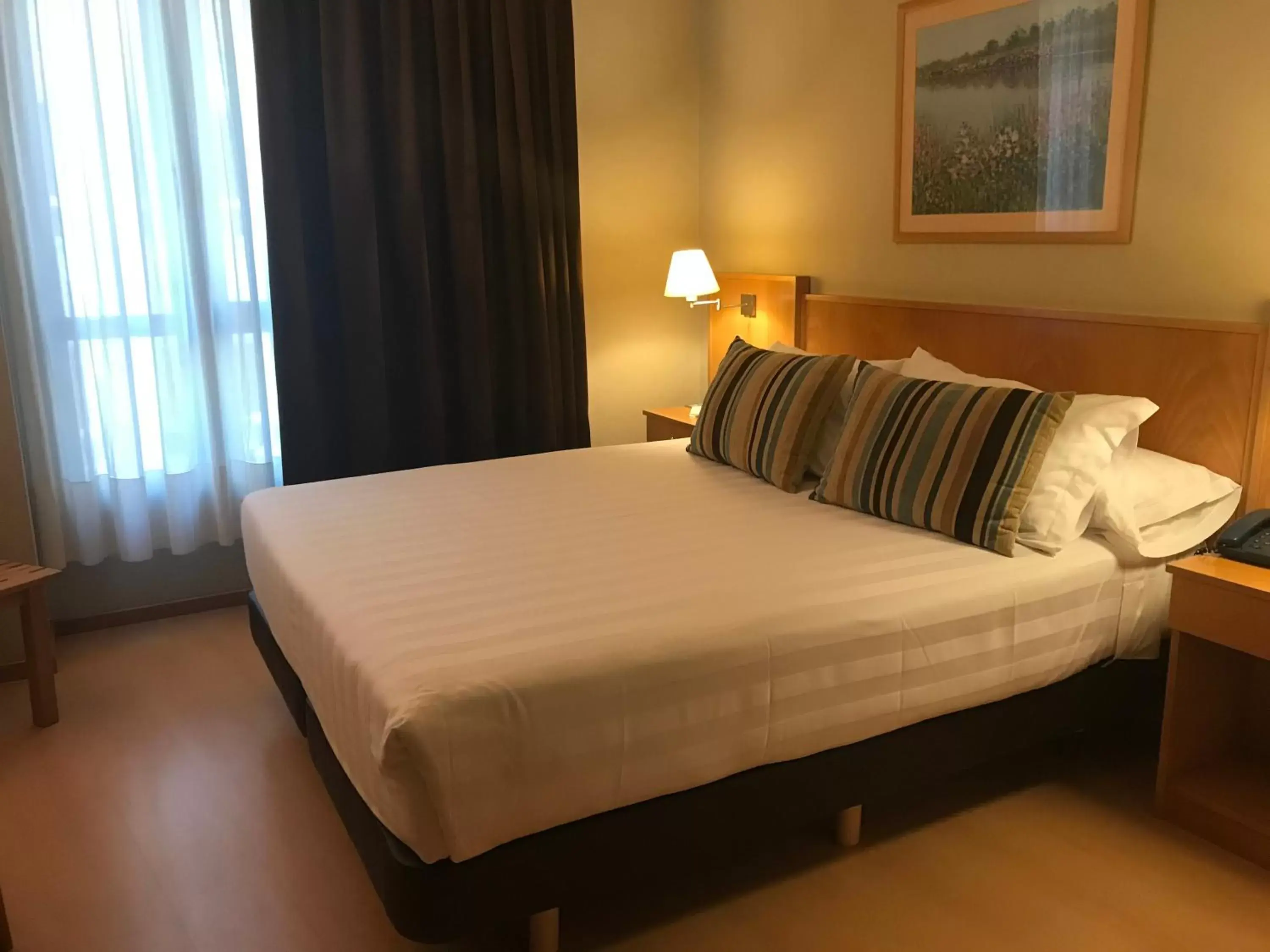 Bed in Hotel Castelao