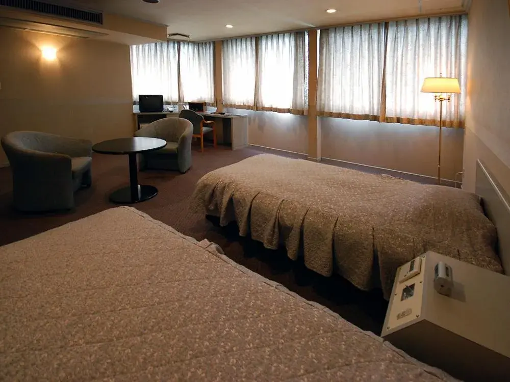 Bed in Hotel Nagasaki Bed in Hotel Nagasaki