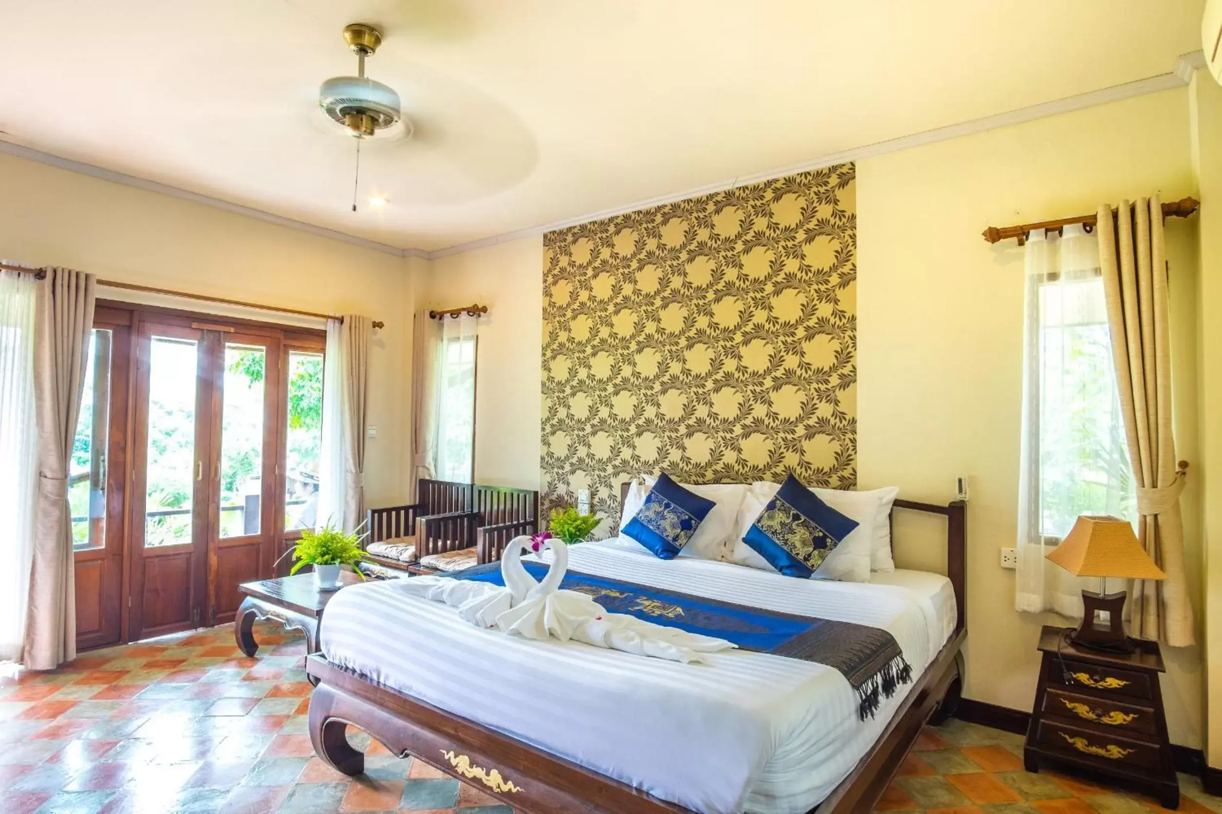 Bed, Room Photo in Pai Vieng Fah Resort