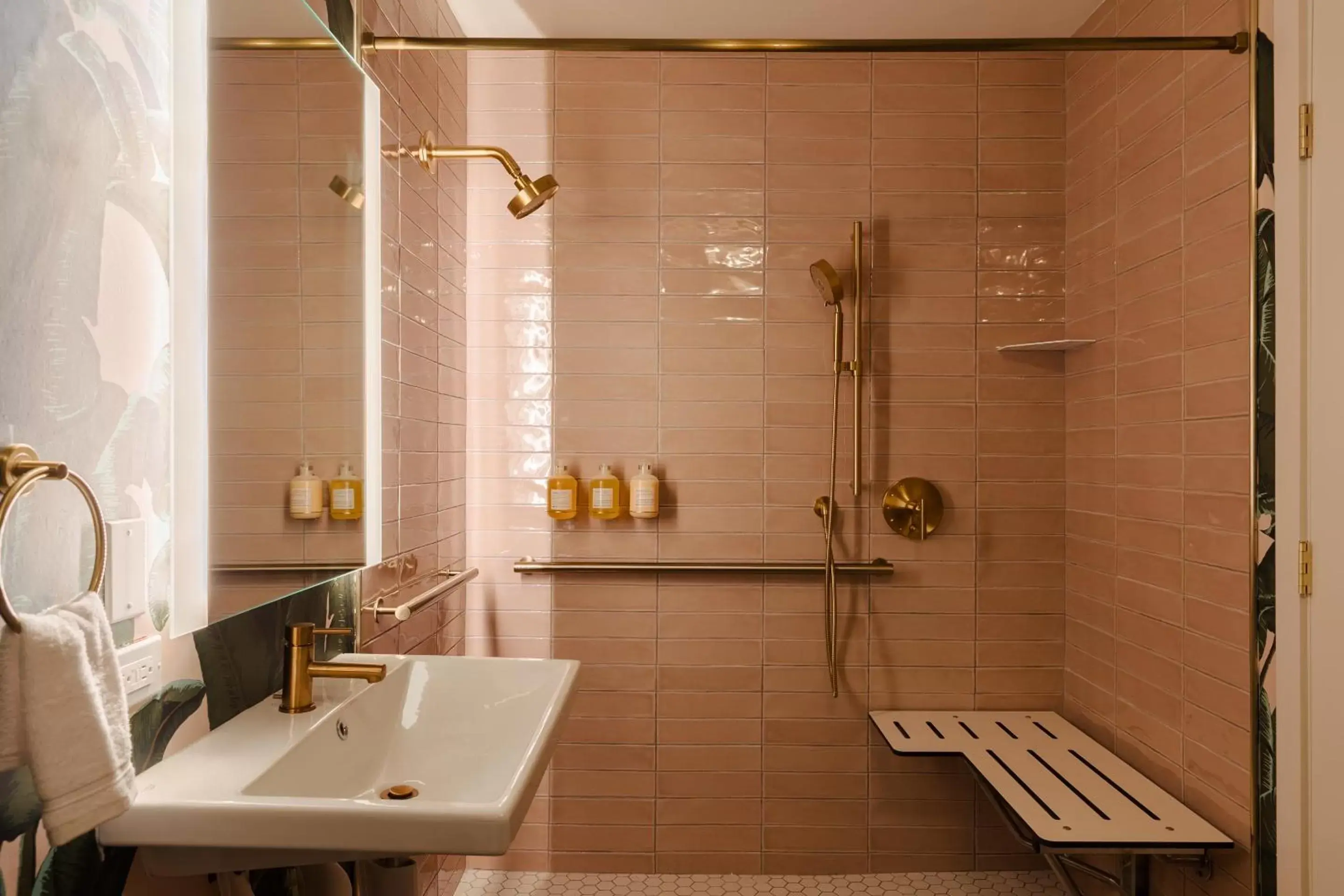 Bathroom in Found Miami Beach powered by Sonder