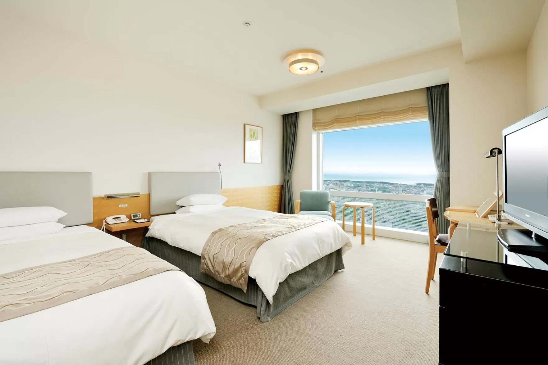 Bed in Hotel Nikko Niigata