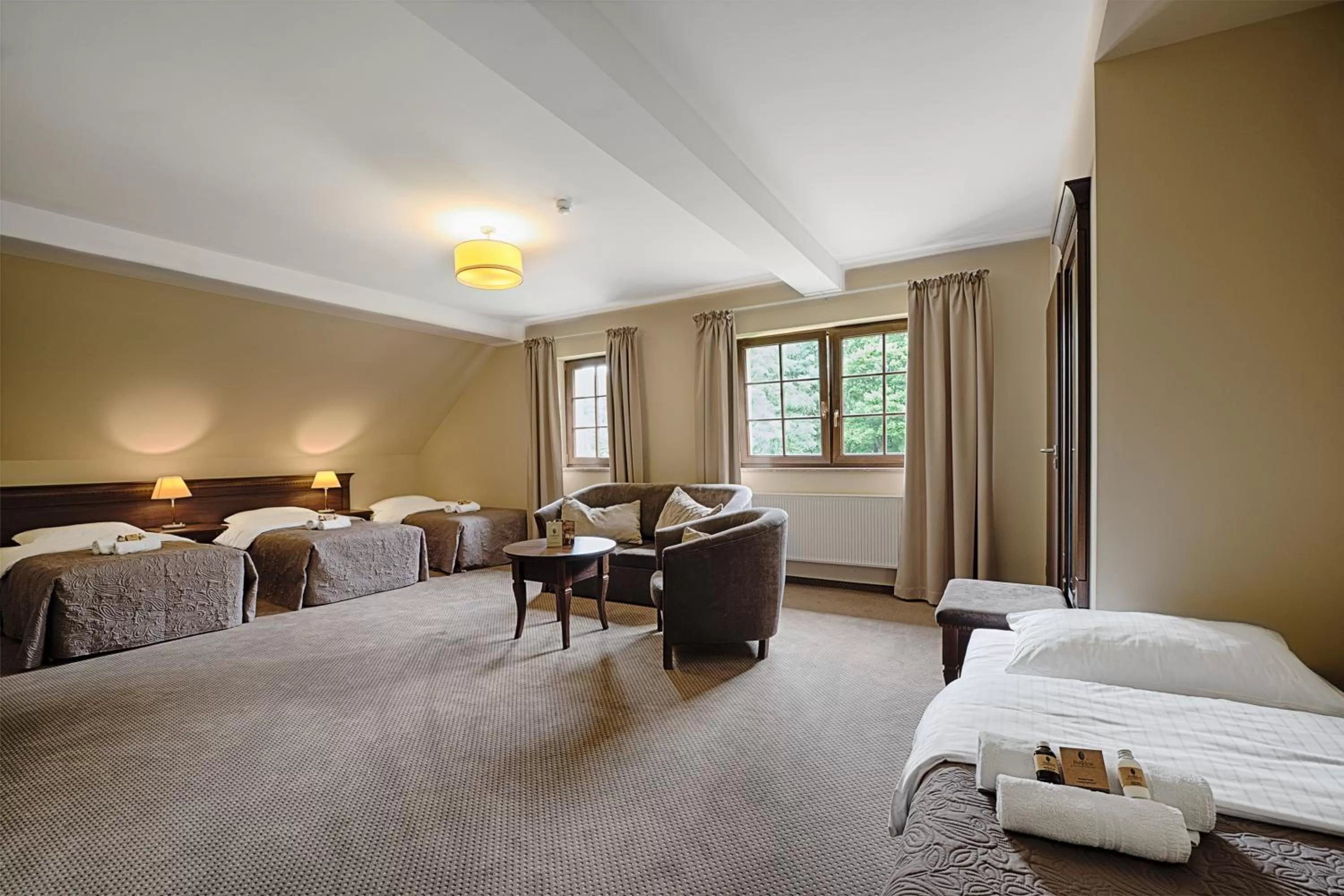 Bed in ForRest Hotel & Restaurant