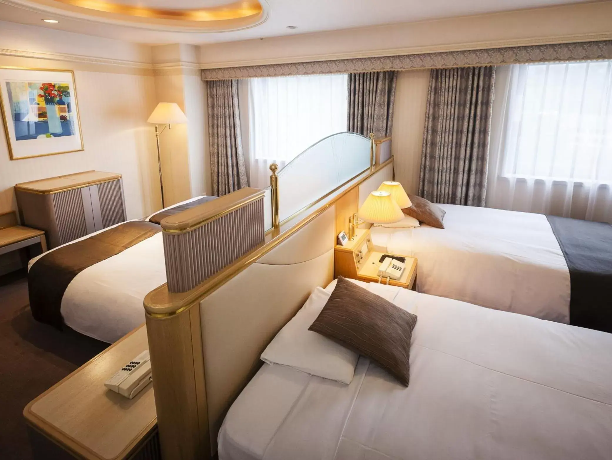Photo of the whole room, Bed in Matsuyama Tokyu REI Hotel