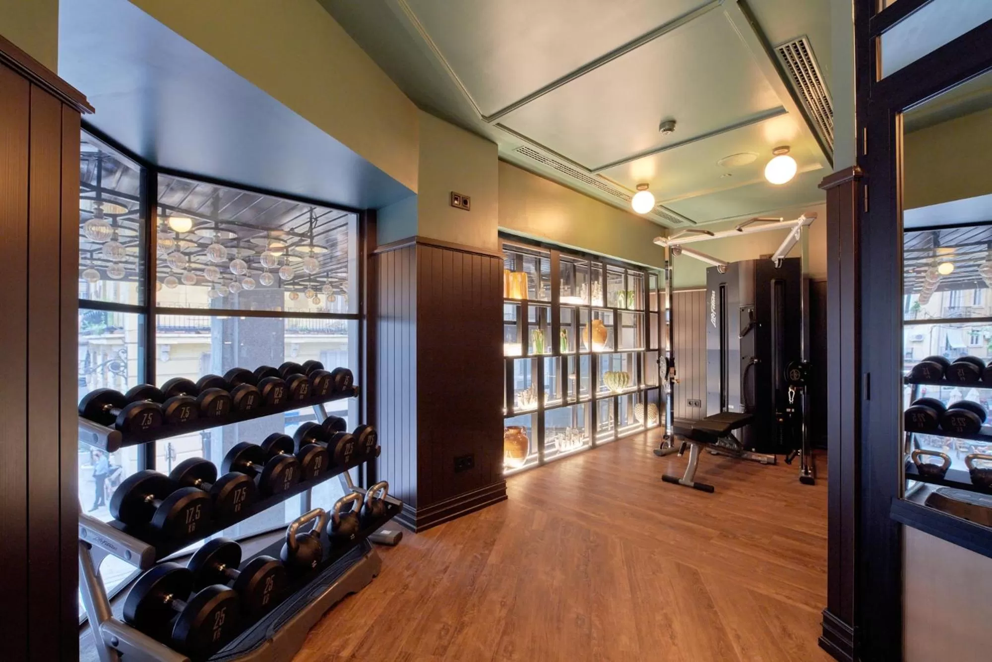 Fitness centre/facilities in Only YOU Hotel Valencia