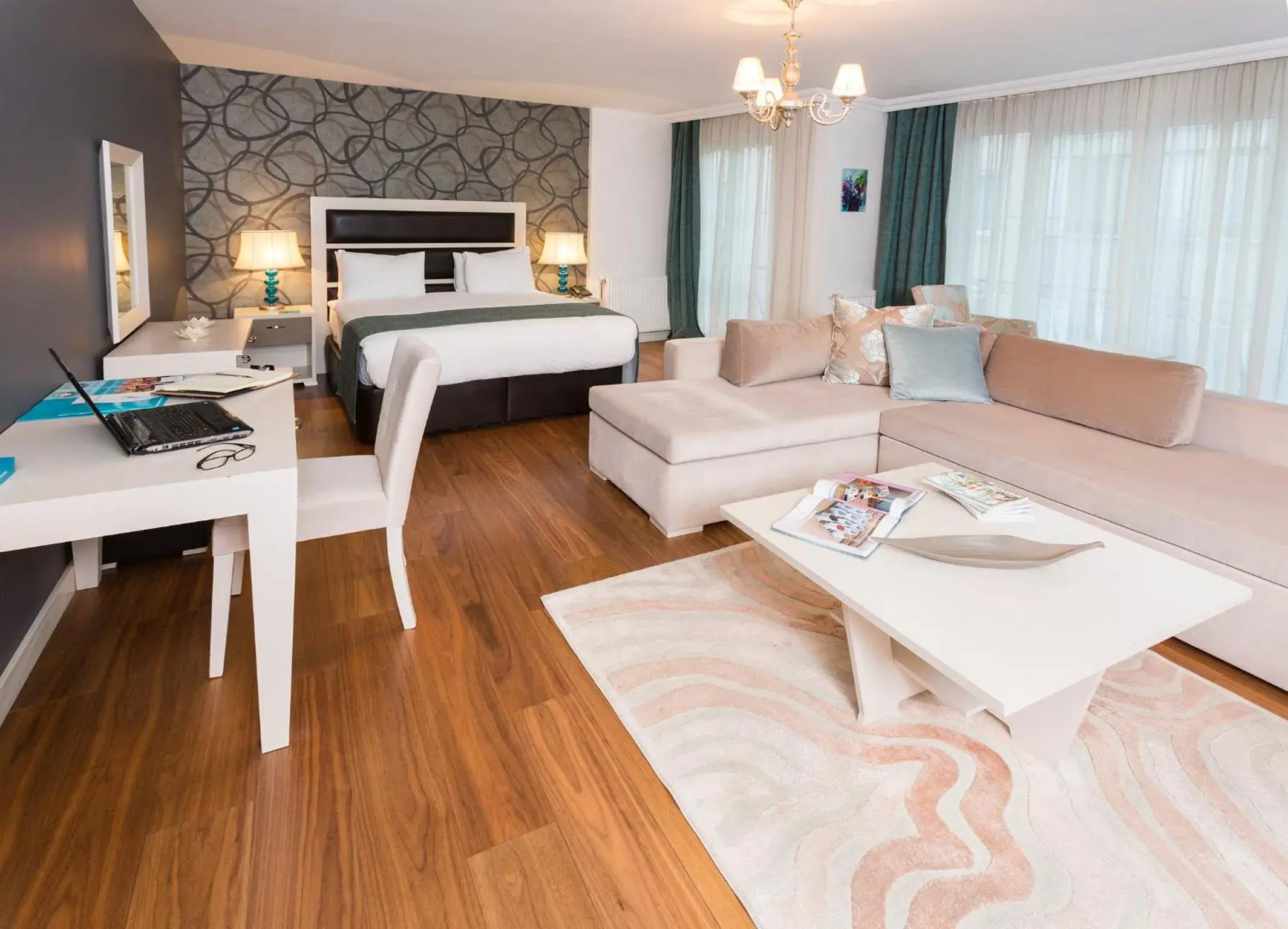 Bedroom, Seating Area in Turkuaz Suites Bosphorus