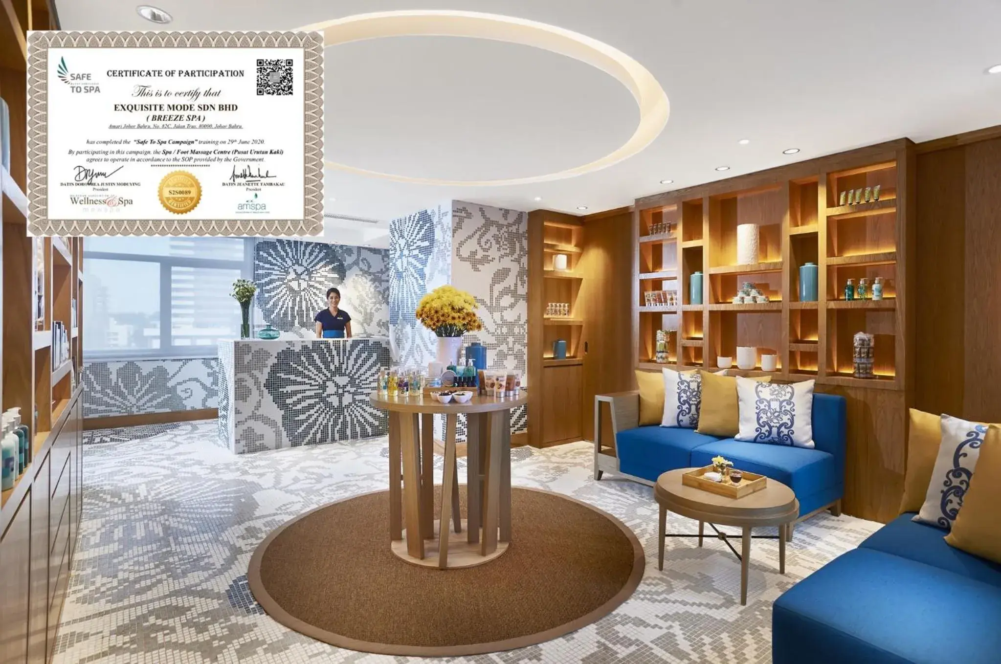 Spa and wellness centre/facilities in Amari Johor Bahru Spa and wellness centre/facilities in Amari Johor Bahru