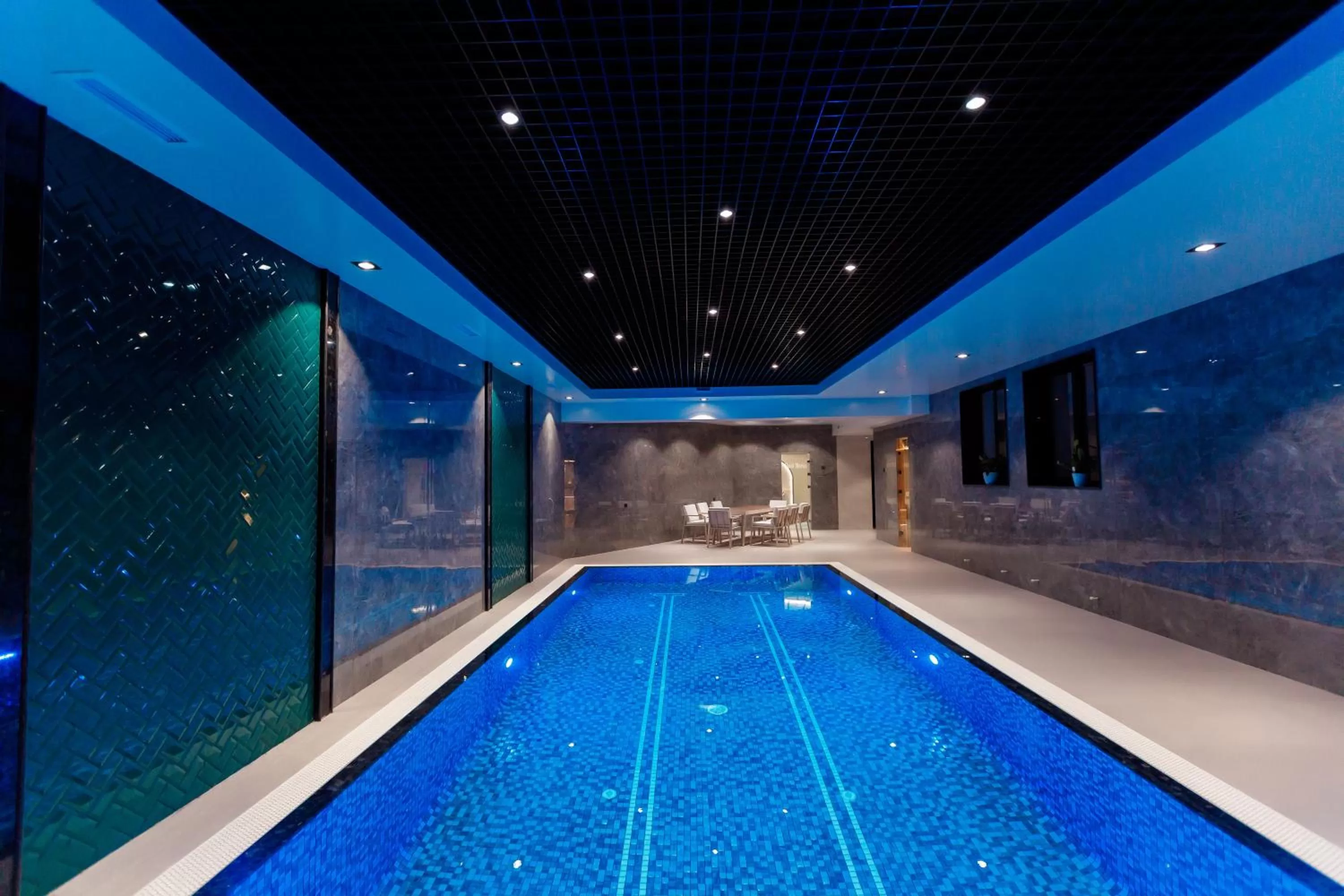 Pool view in Hotel Marwa Tashkent Pool&Spa